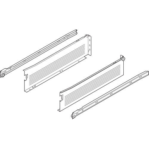 METABOX 320K (4-5/8'' intermediate side) 20'' White