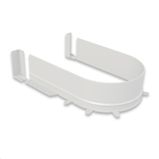 SYPHON FLEX VOLPATO FOR UNDERSINK DRAWER 16MM BOTTOM 27" L X 2-1/2" H WHITE