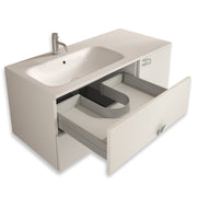 SYPHON FLEX VOLPATO FOR UNDERSINK DRAWER 16MM BOTTOM 27" L X 2-1/2" H GREY