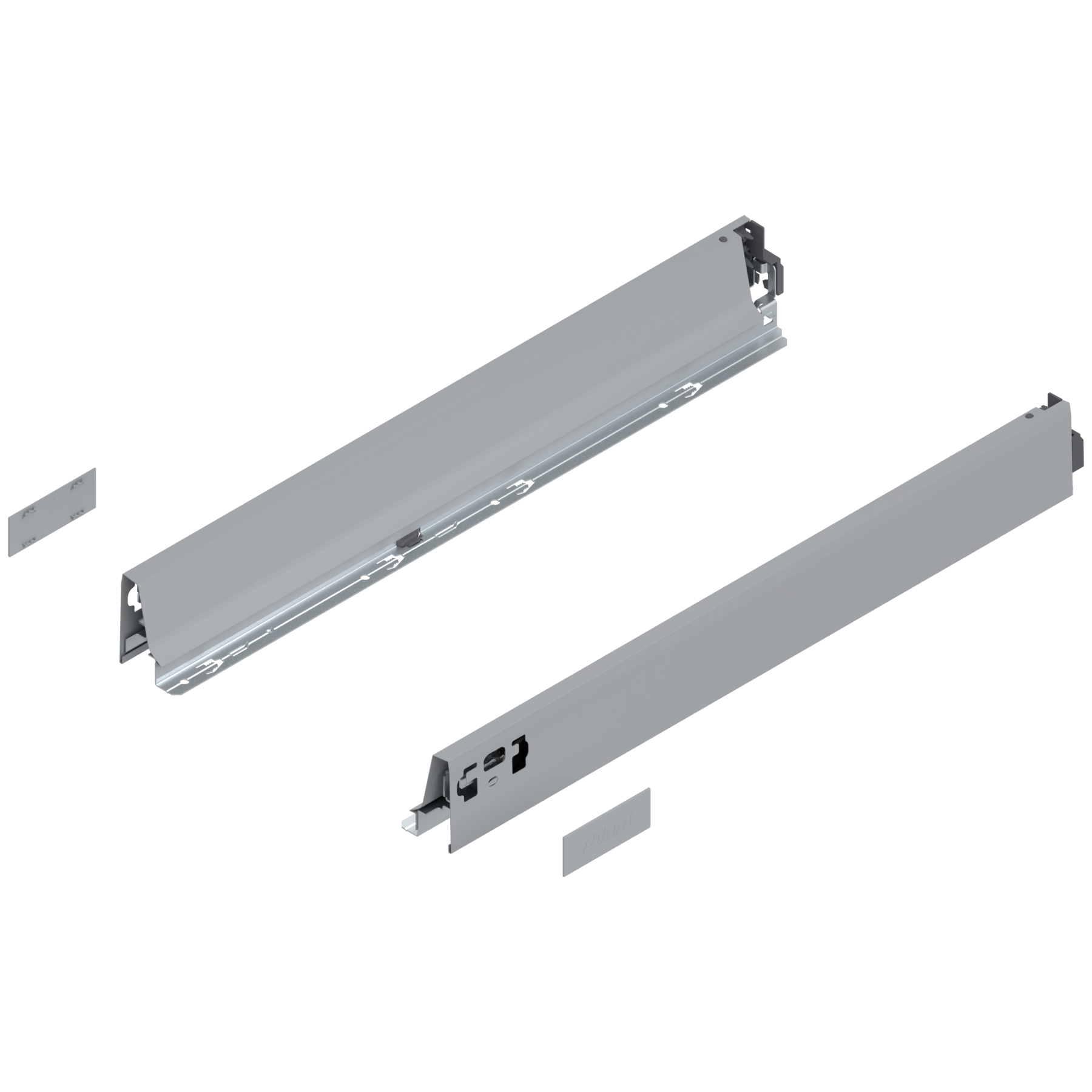TANDEMBOX 378 N series (2-3/4'' narrow side) - drawer profile Ident 22'' White Aluminum