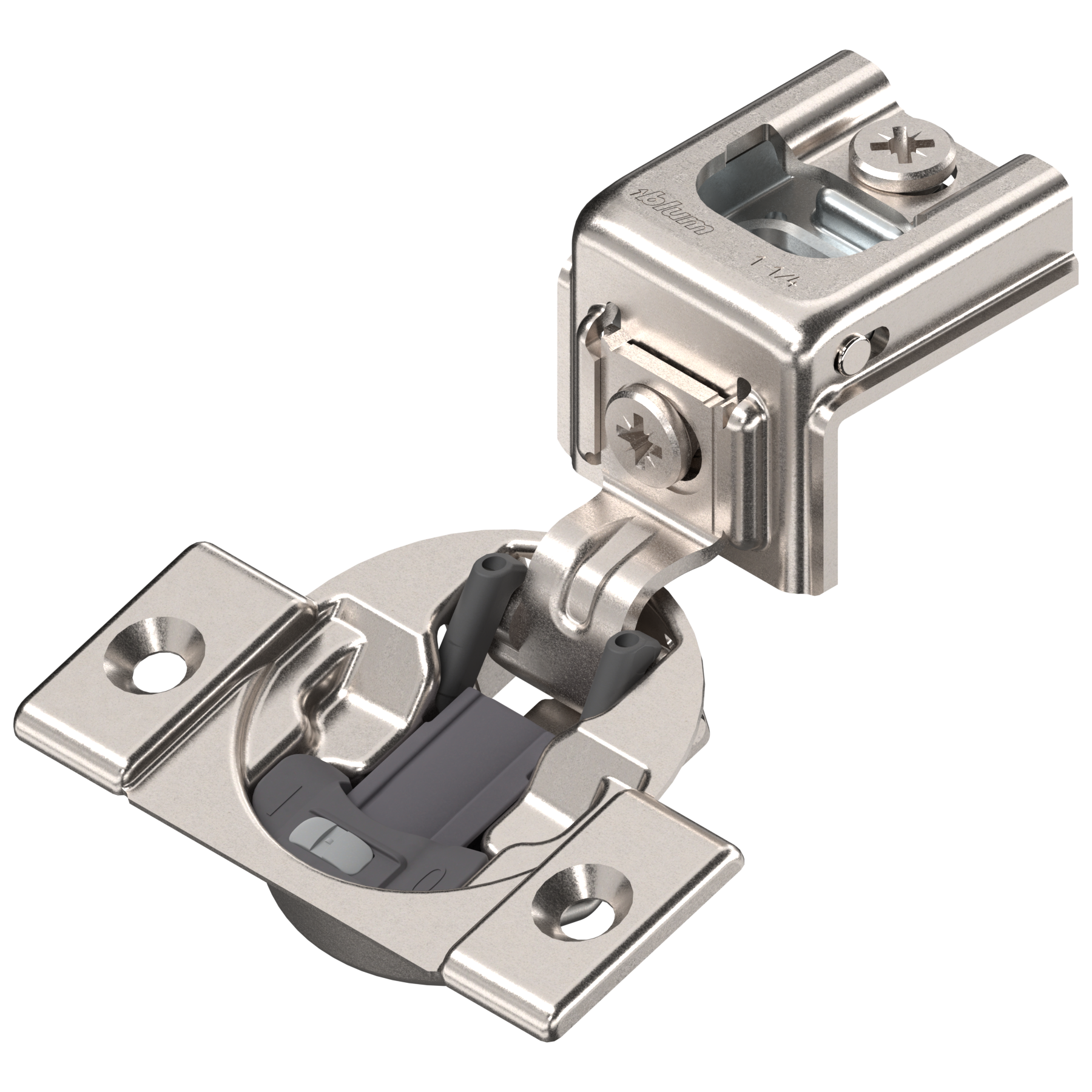 COMPACT BLUMOTION 38C face frame hinges 1-1/4'' Nickel