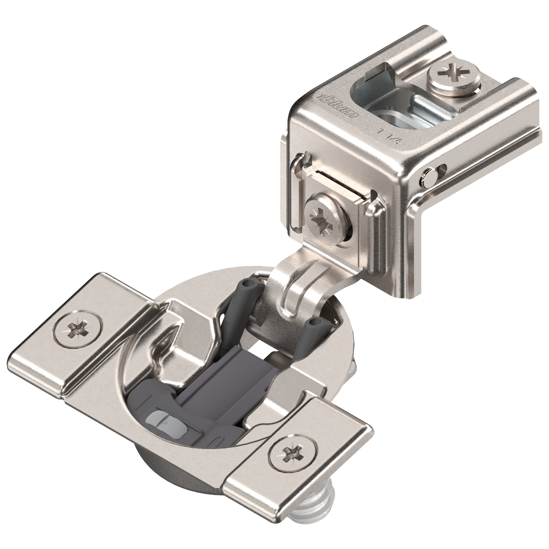 COMPACT BLUMOTION 38C face frame hinges 1-1/4'' Nickel