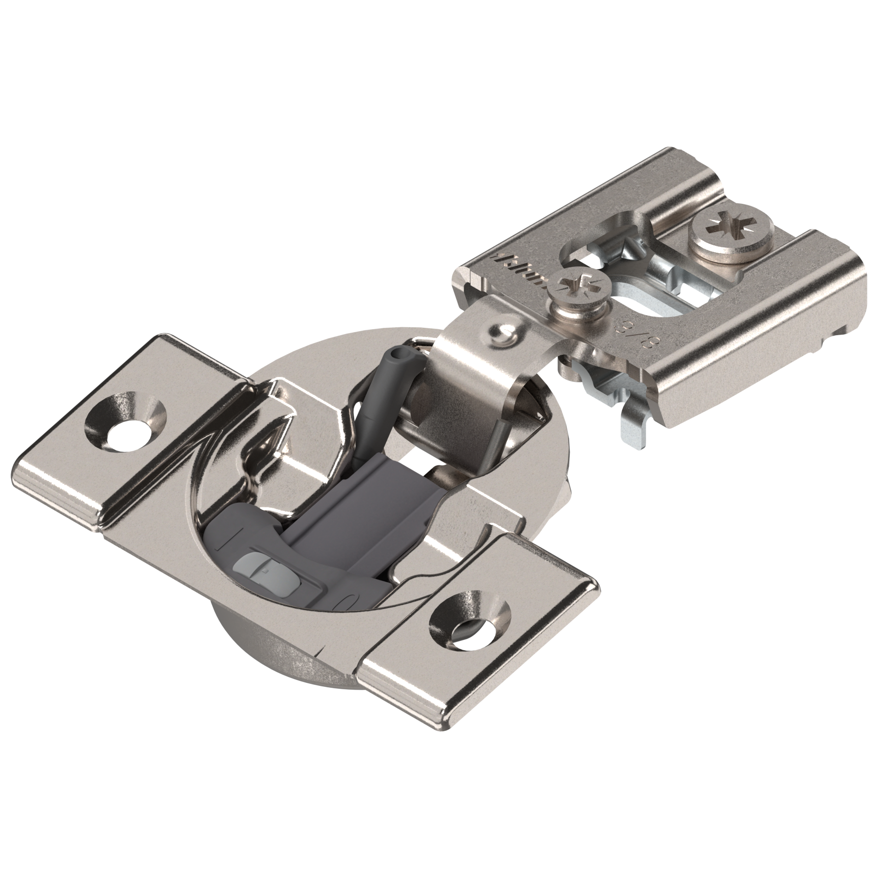 COMPACT BLUMOTION 38N face frame hinges 3/8'' Nickel