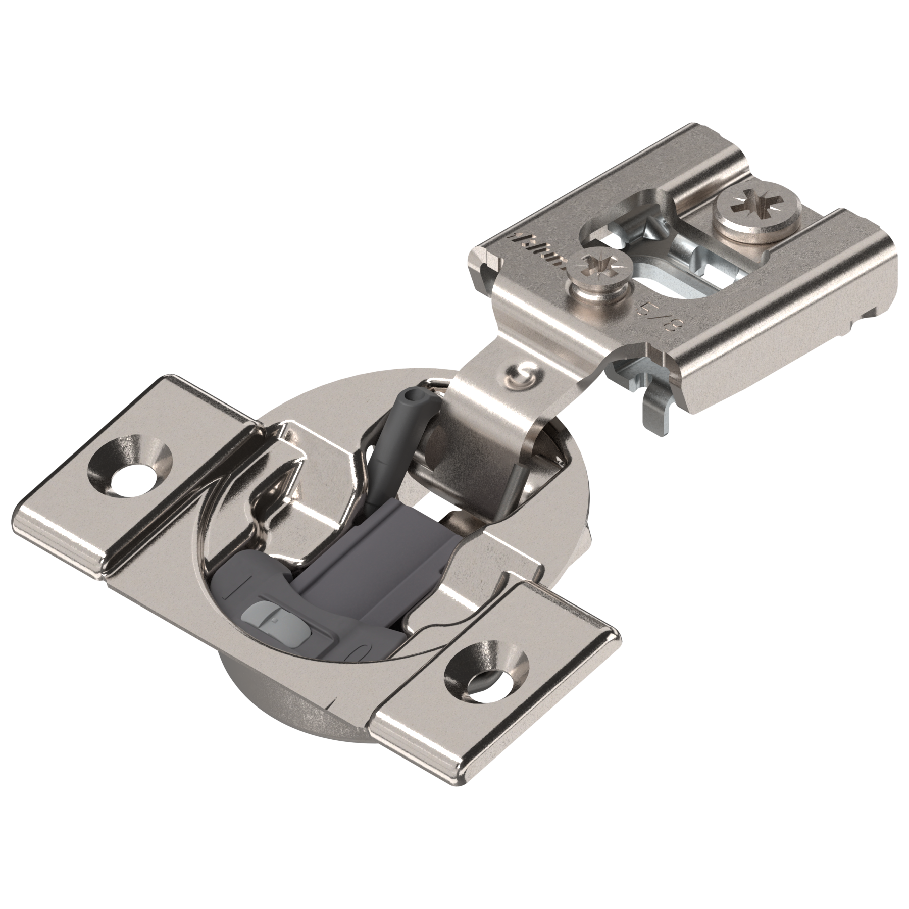 COMPACT BLUMOTION 38N face frame hinges 5/8'' Nickel