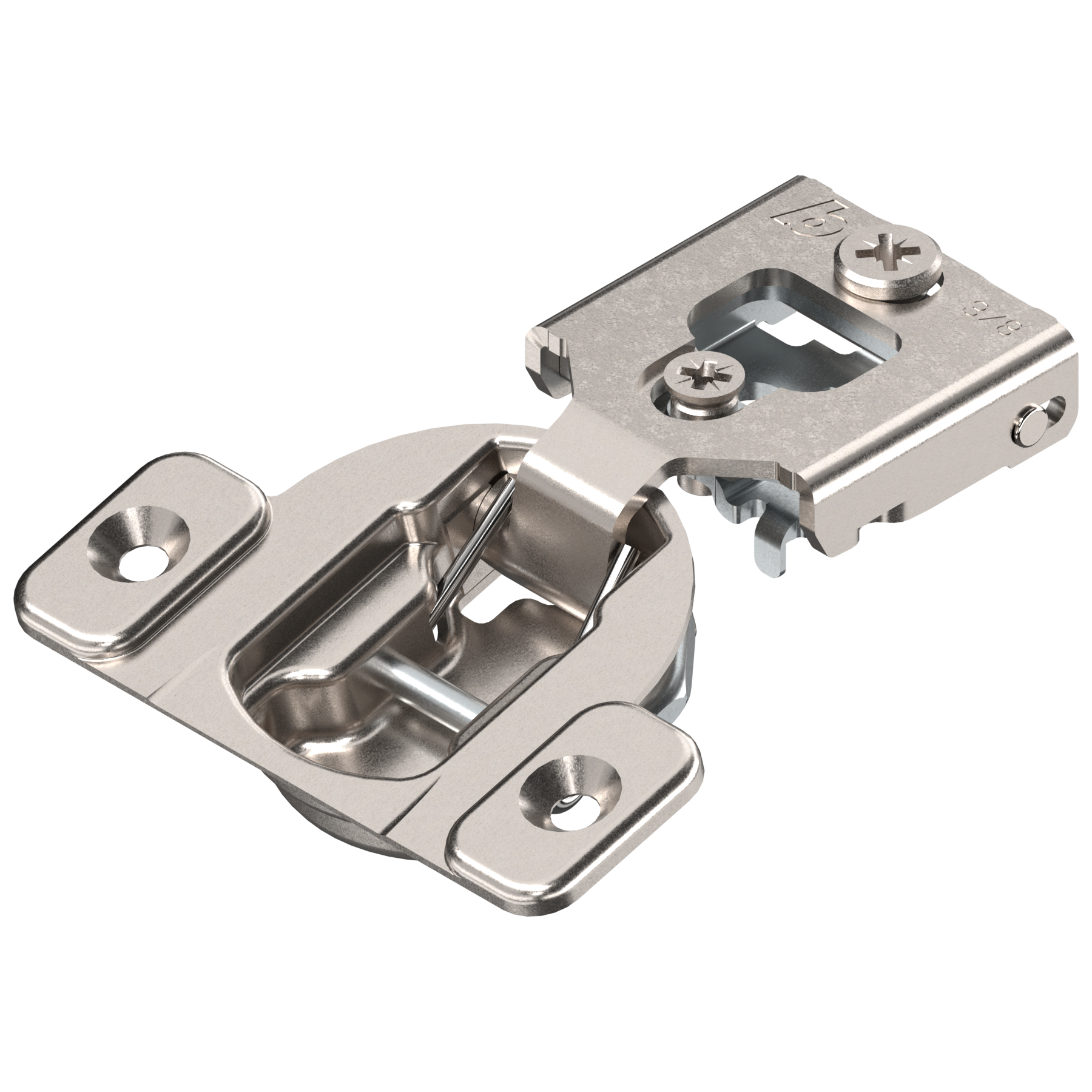 COMPACT 38N face frame hinges 3/8'' Nickel