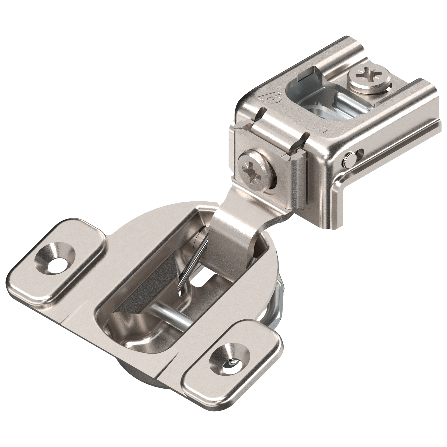 COMPACT 39C face frame hinges 1'' Nickel