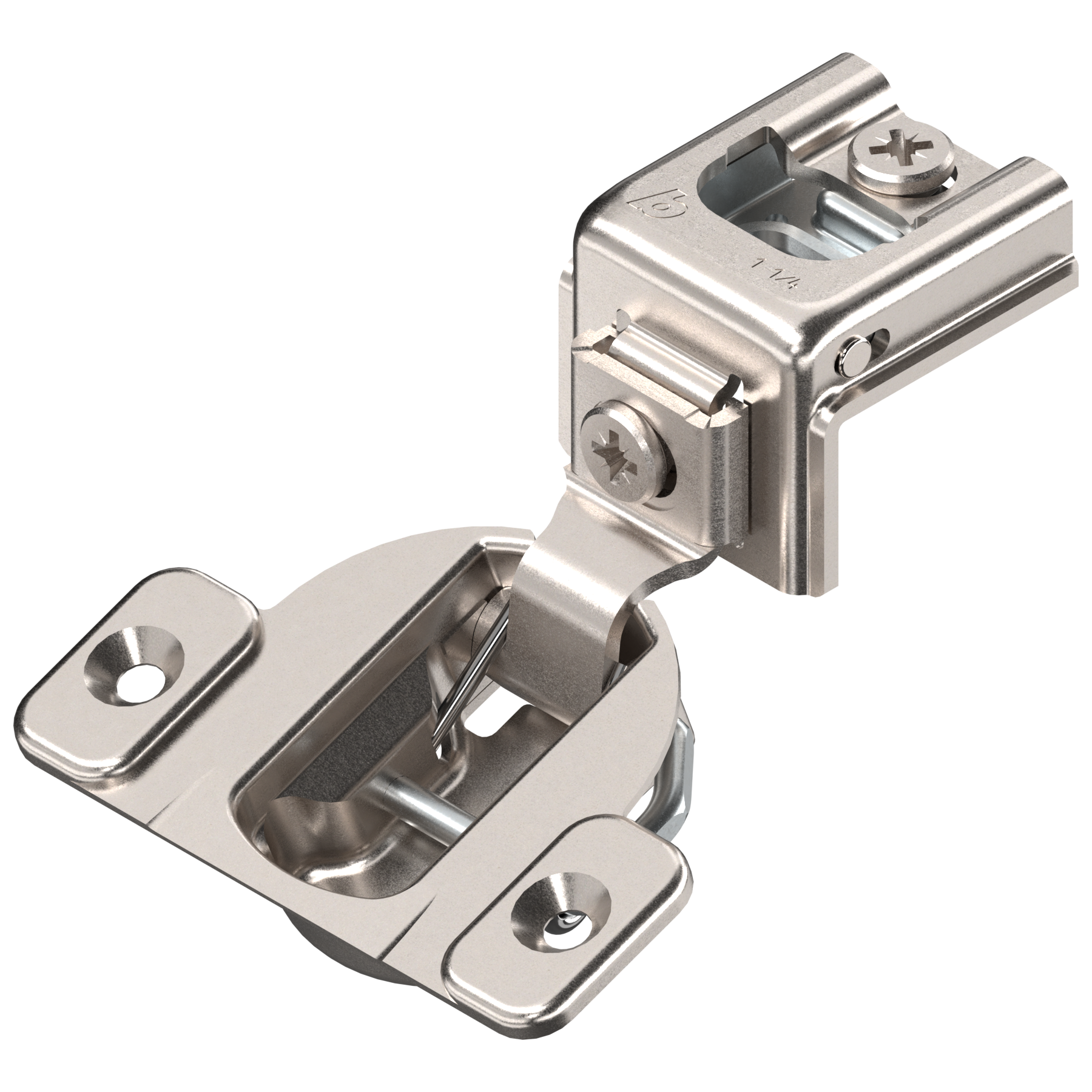 COMPACT 39C face frame hinges 1-1/4'' Nickel
