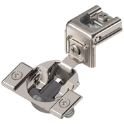 COMPACT BLUMOTION hinge 1-5/16", 110°, with spring, mounting plate: screws, hinge cup: press-in