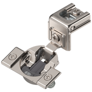 COMPACT BLUMOTION hinge 1-3/8", 110°, with spring, mounting plate: screws, hinge cup: press-in