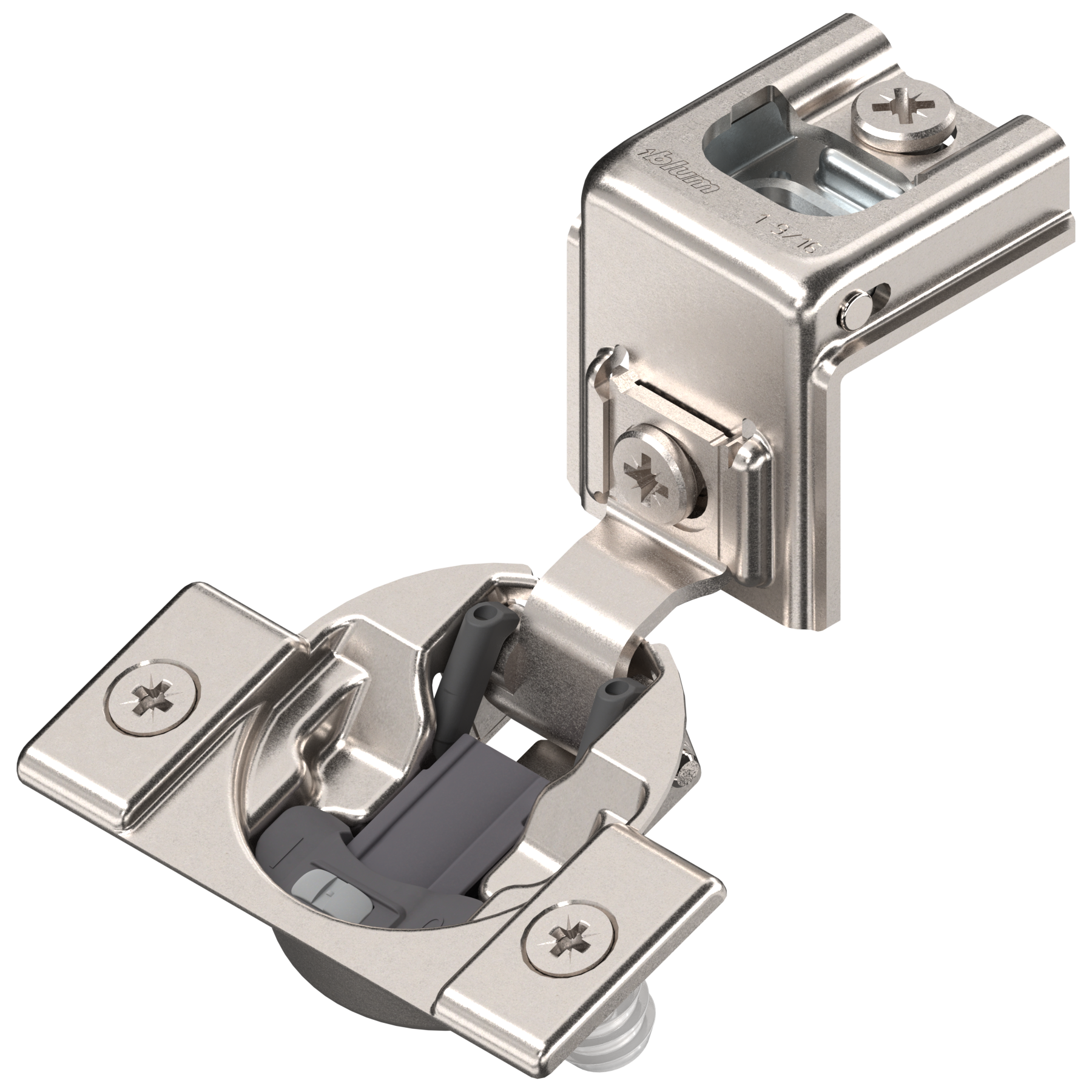 COMPACT BLUMOTION 39C face frame hinges 1-9/16'' Nickel