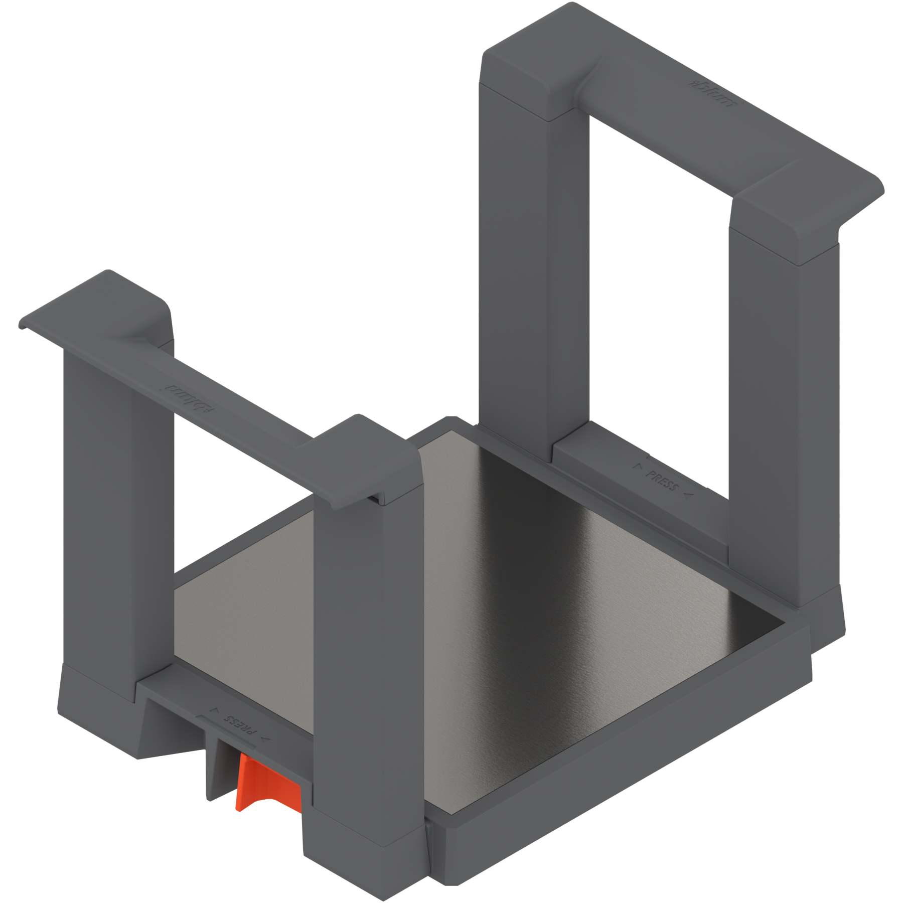 LEGRABOX Adjustable plate holder Ident Orion Grey Matte