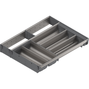 ORGA-LINE for TANDEMBOX Cutlery sets 500mm Inox-Brush/Dust Grey