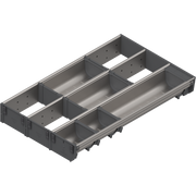 ORGA-LINE for TANDEMBOX Combination sets 500mm Inox-Brush/Dust Grey