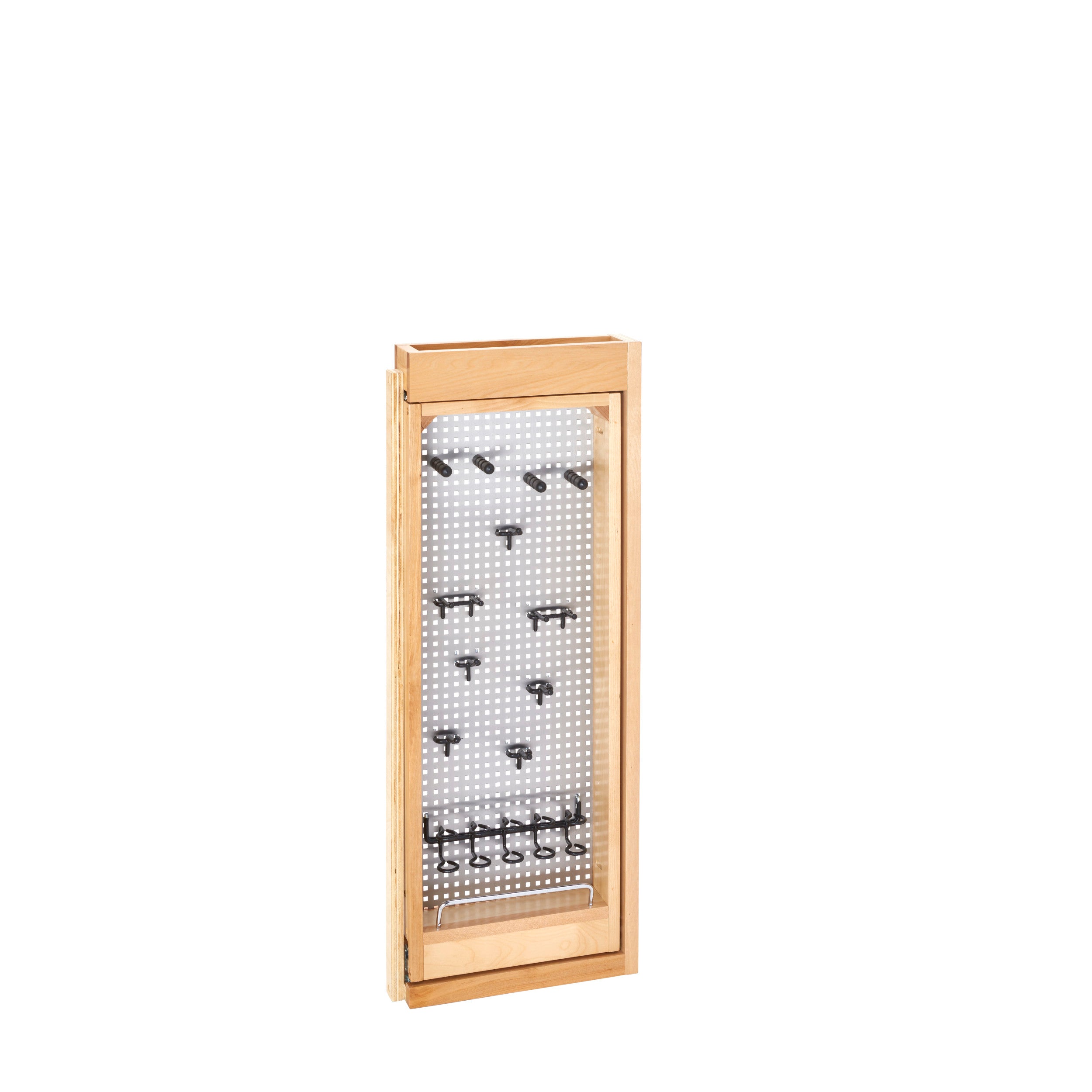 3 in Wall Filler Stainless Steel Pullout Natural  3 in (76 mm) W x 11.13 in (283 mm) D x 30 in (762 mm) H