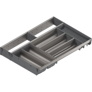 ORGA-LINE for TANDEMBOX Cutlery sets 550mm Inox-Brush/Dust Grey