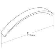 Handle Bar 44407 series Brush Nickel 5"