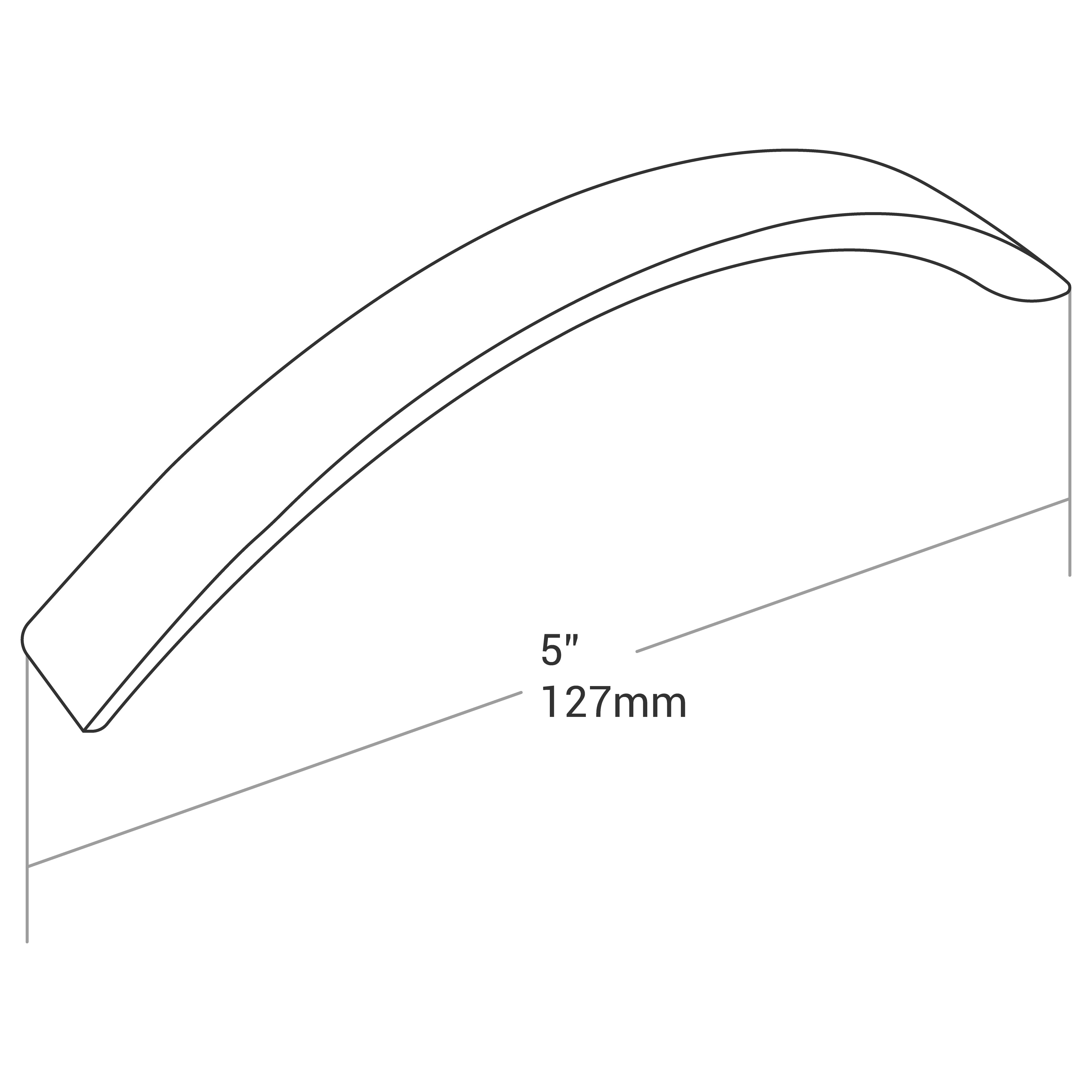 Handle Bar 44407 series Brush Nickel 5"
