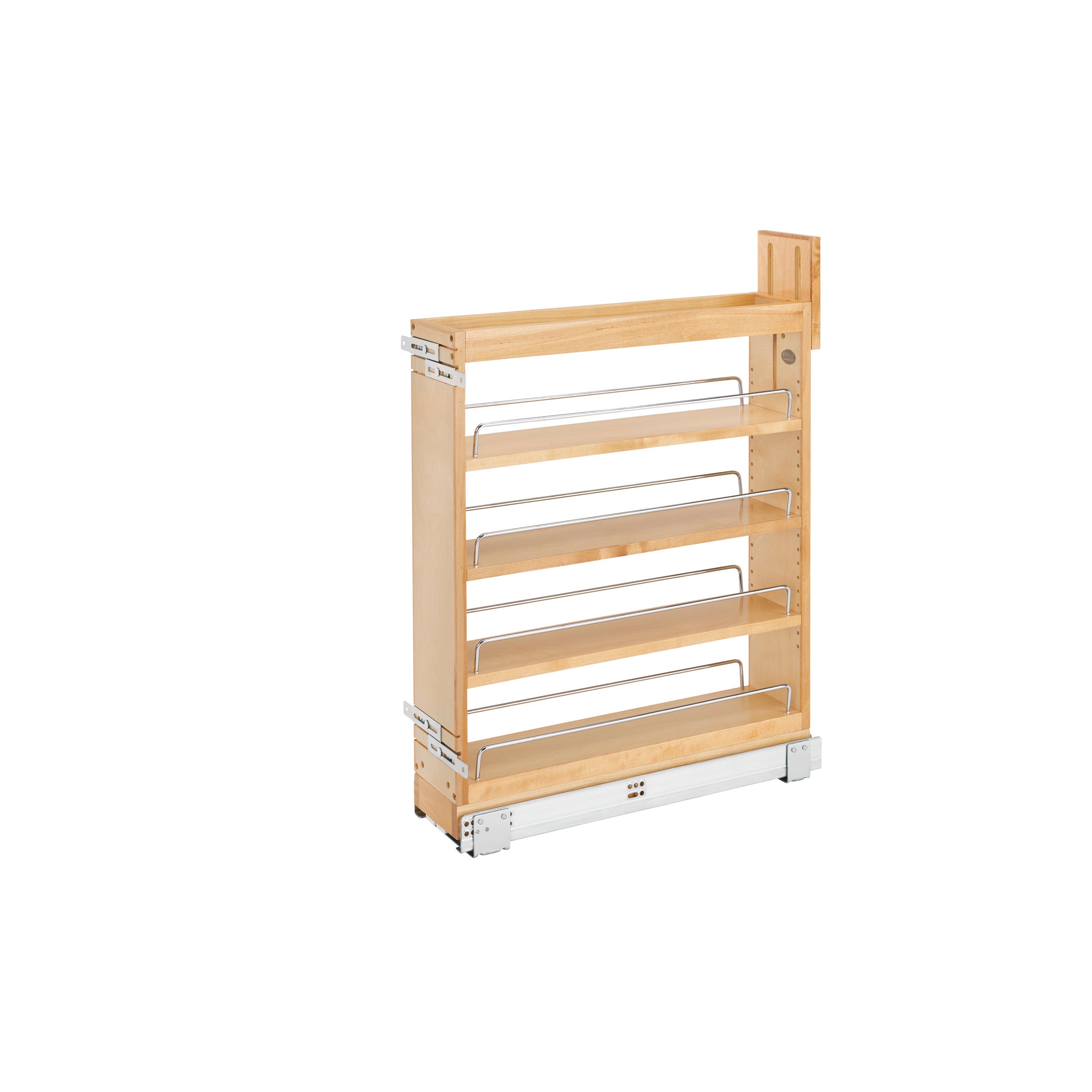 5 in Base Cabinet Organizer Soft-Close Natural  6 in (152 mm) W x 21.63 in (549 mm) D x 25.5 in (648 mm) H