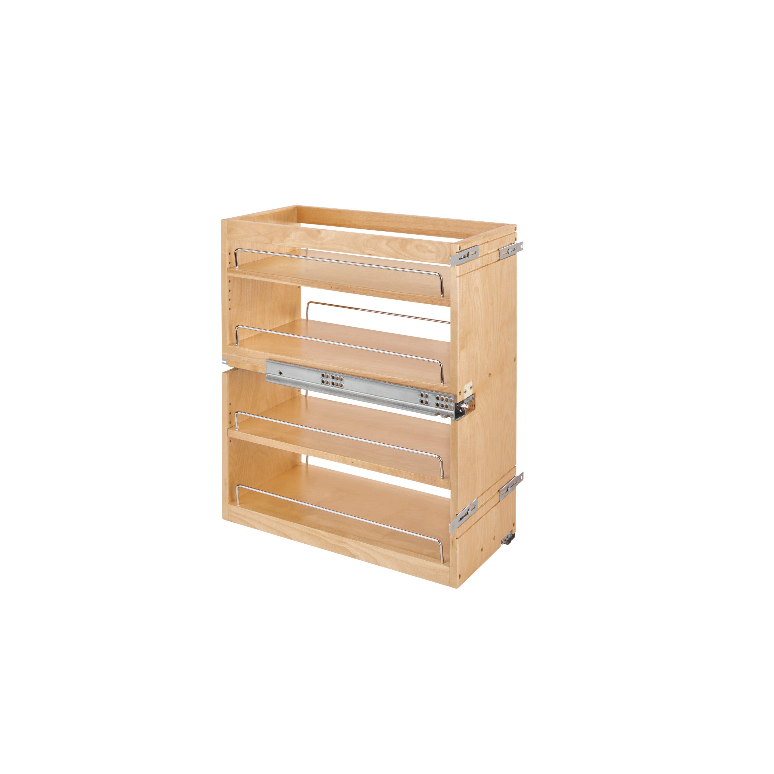 10.5 in Base Cabinet Organizer Soft-Close Natural  10.5 in (267 mm) W x 21.81 in (554 mm) D x 25.25 in (641 mm) H