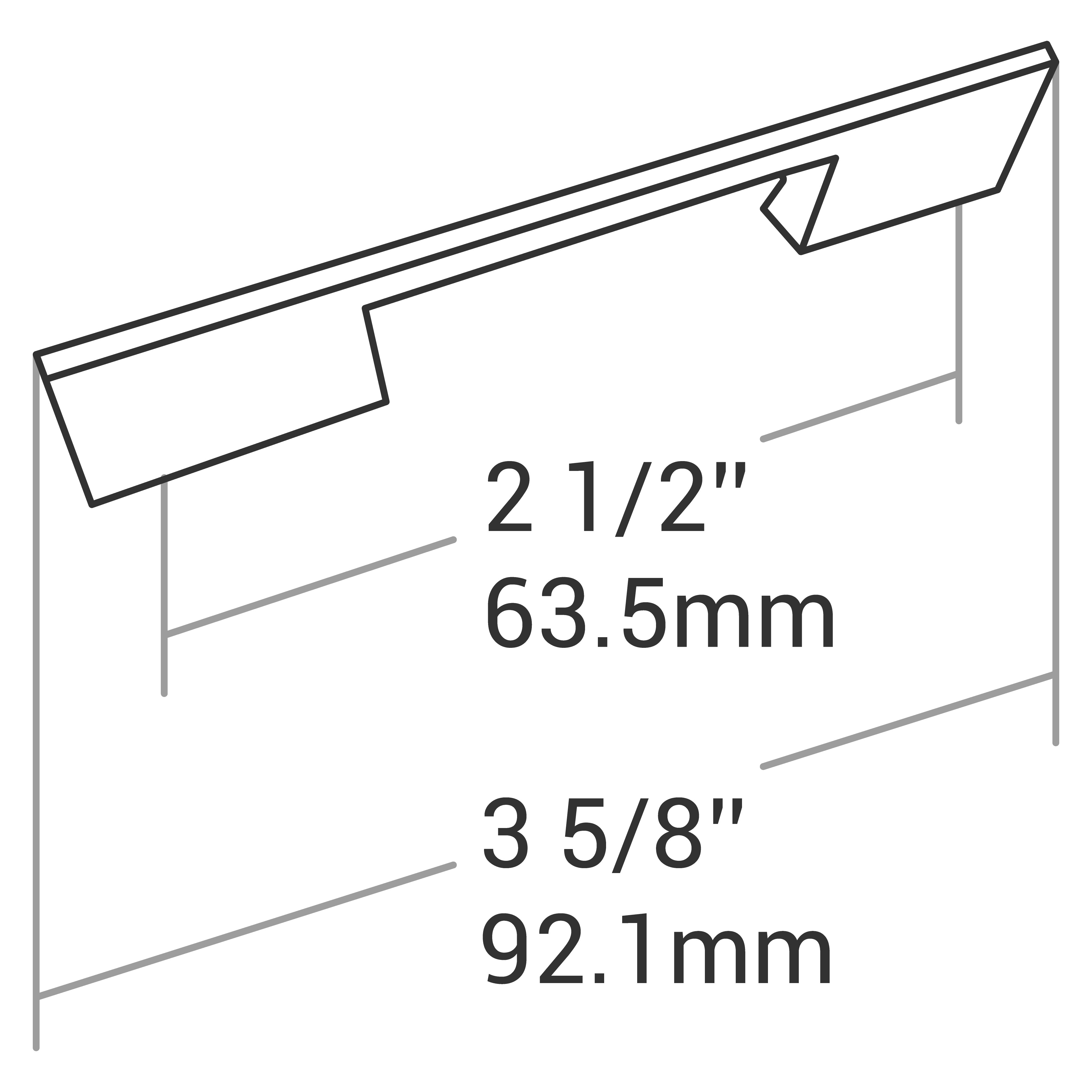 HANDLE BRUSHED NICKEL 64MM
