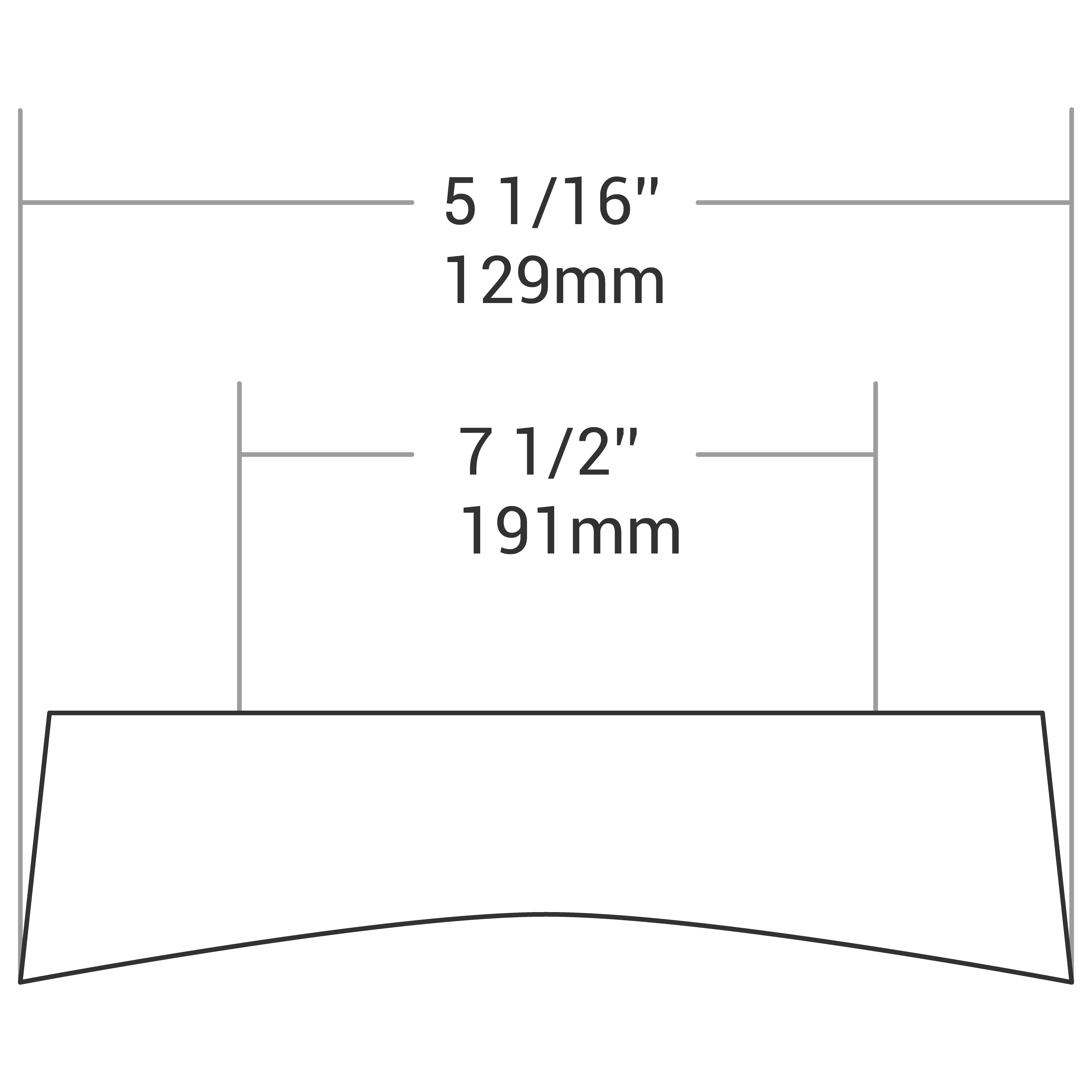 HANDLE BRUSHED NICKEL 128MM