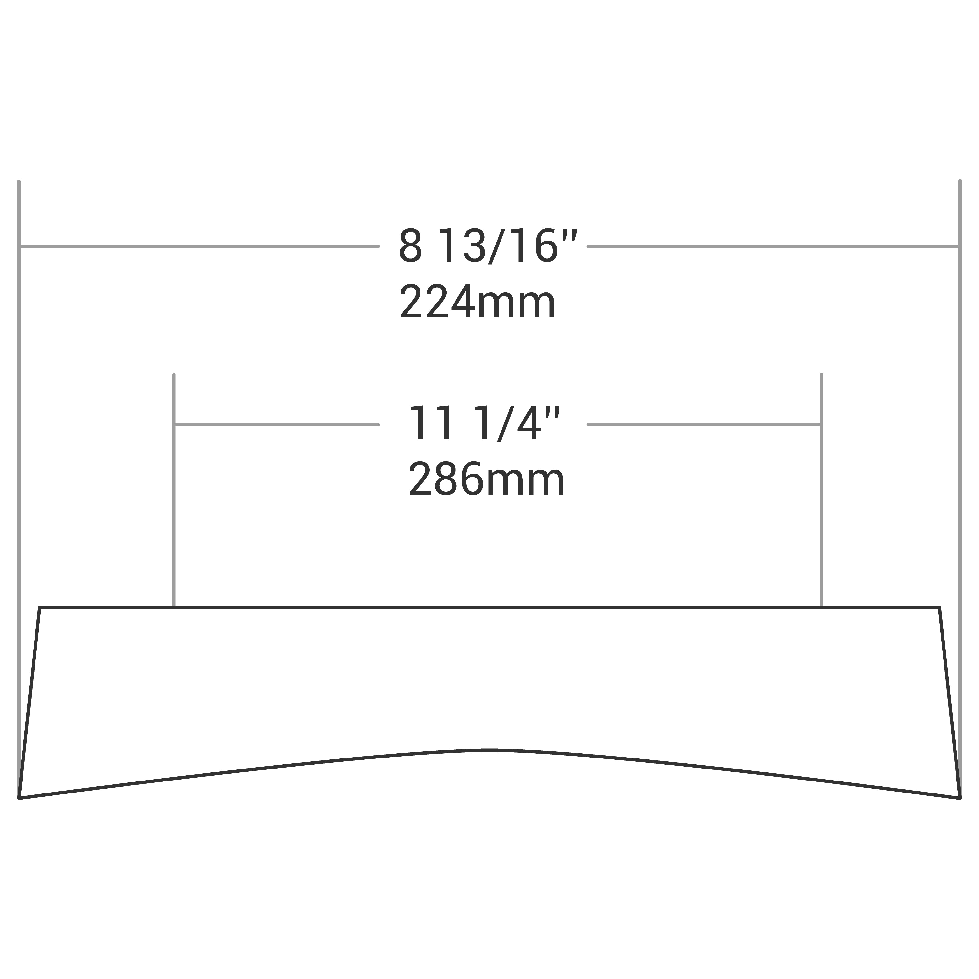 HANDLE BRUSHED NICKEL 224MM