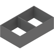 AMBIA-LINE deep drawer divider insert - (steel) Ident Orion Grey Matte