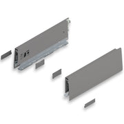 MERIVOBOX INDIUM GRAY drawer side, height M (91 mm), NL=270 mm, right+left