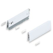 MERIVOBOX SILK WHITE drawer side - height M (91 mm) - NL=270 mm - right - left