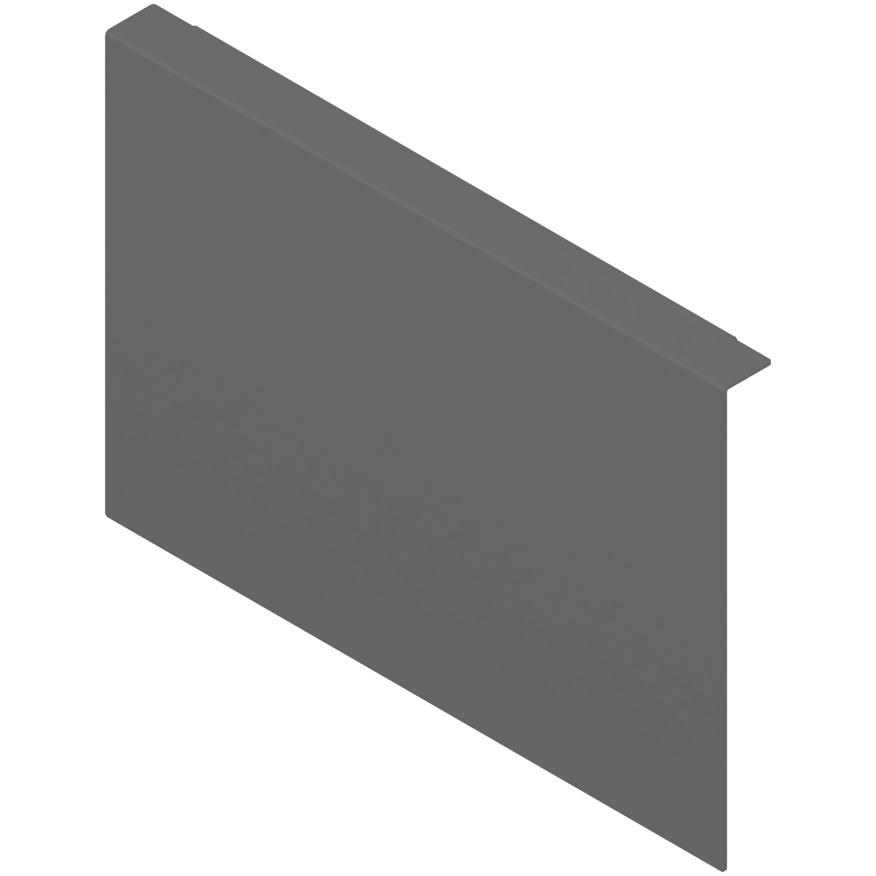 AMBIA-LINE deep drawer divider insert - (steel) Ident Orion Grey Matte