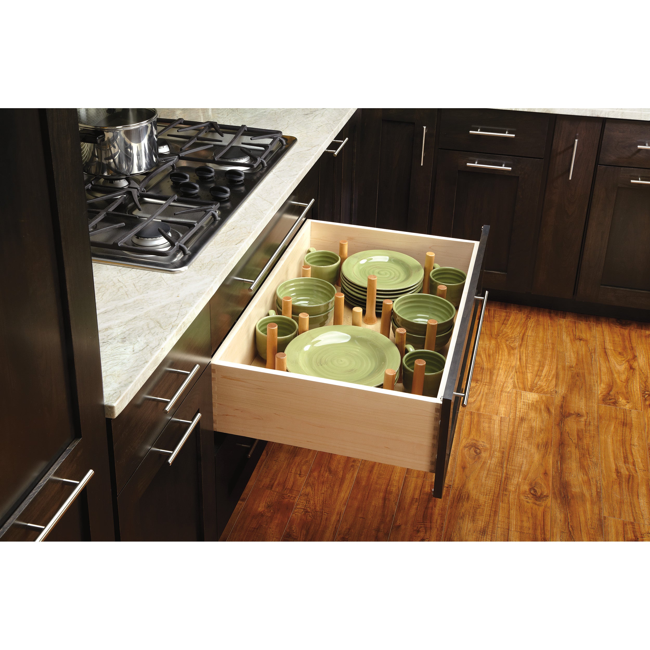 Small 24 x 21 Wood Peg Board System w/ 9 pegs Natural  24.25 in (616 mm) W x 21.25 in (540 mm) D x 6.63 in (168 mm) H