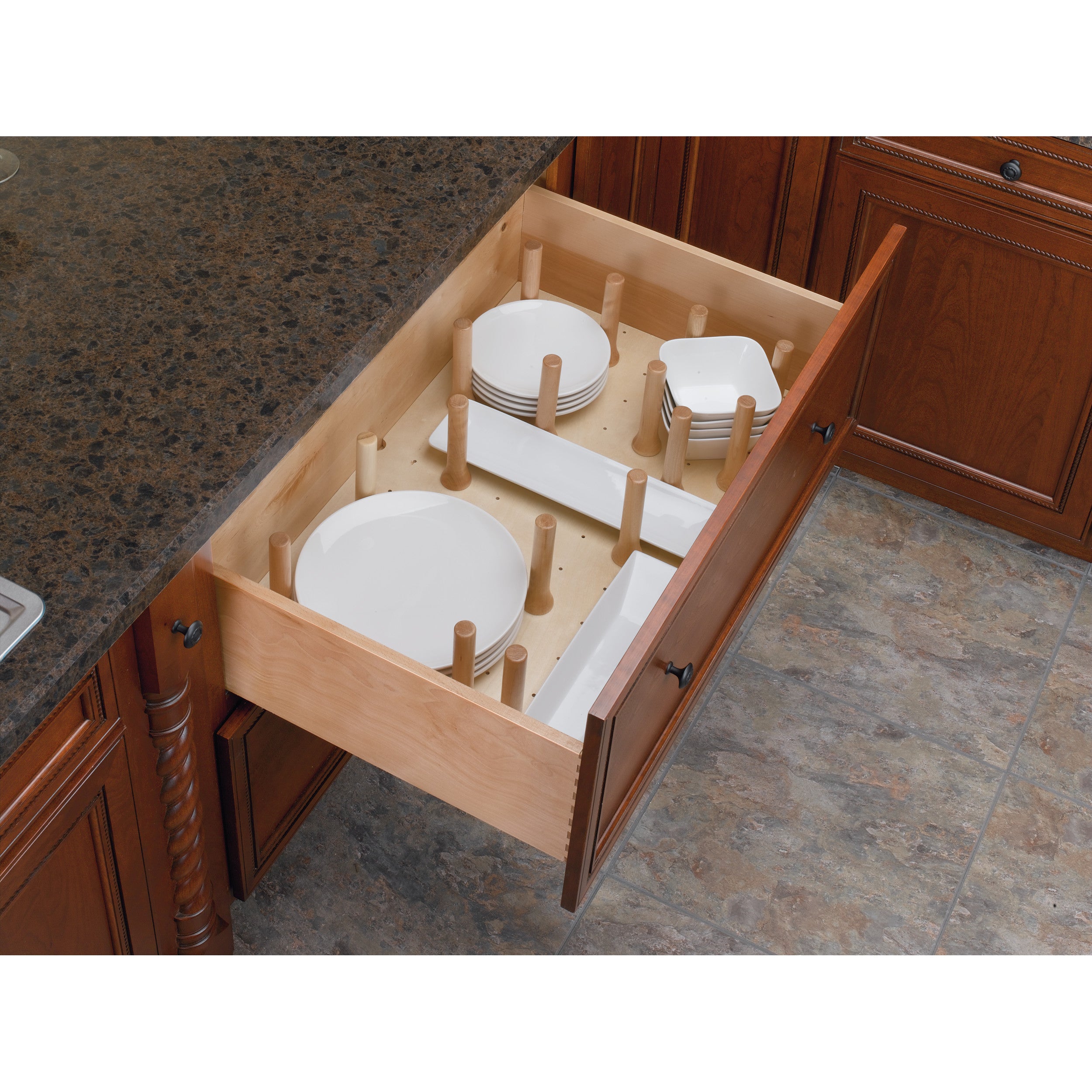 Large 39 x 21 Wood Peg Board System w/16 pegs Natural  39.25 in (997 mm) W x 21.25 in (540 mm) D x 6.63 in (168 mm) H