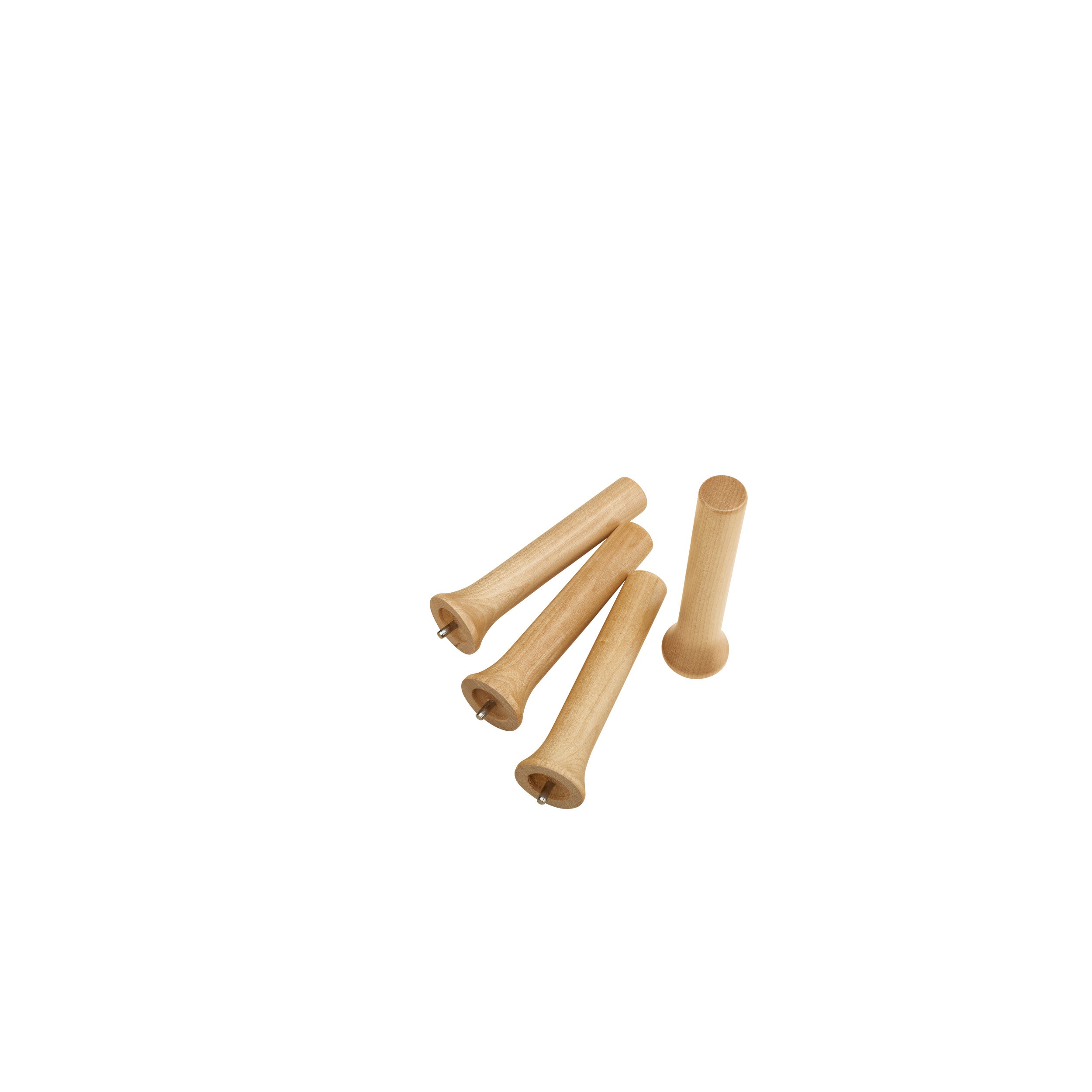 Extra Wood Pegs for 4DPS System Natural  1.63 in (41 mm) W x 1.63 in (41 mm) D x 6.5 in (165 mm) H