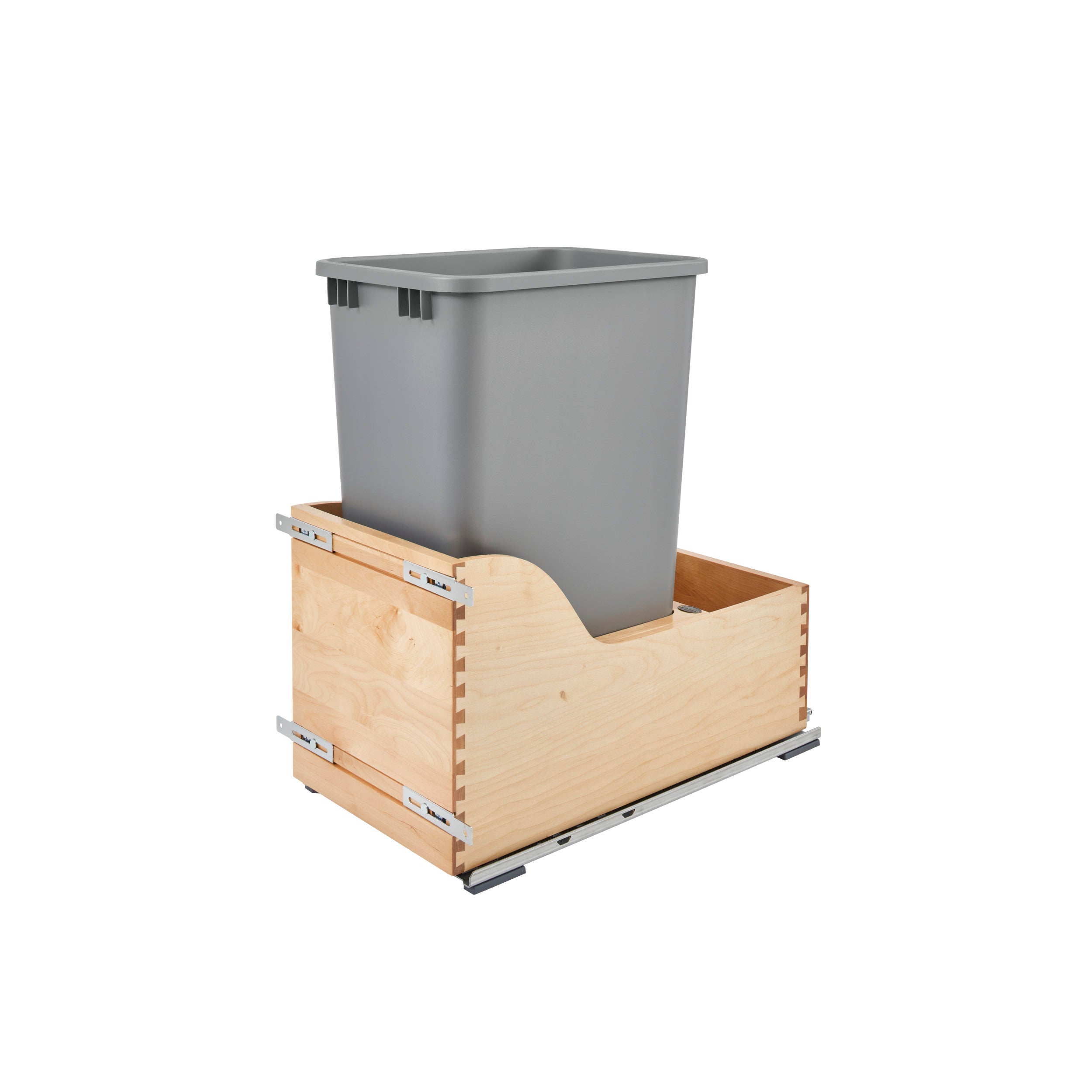 Servo 50 Qrt Pull-Out Waste Container Natural  12 in (305 mm) W x 22.5 in (572 mm) D x 23.38 in (594 mm) H