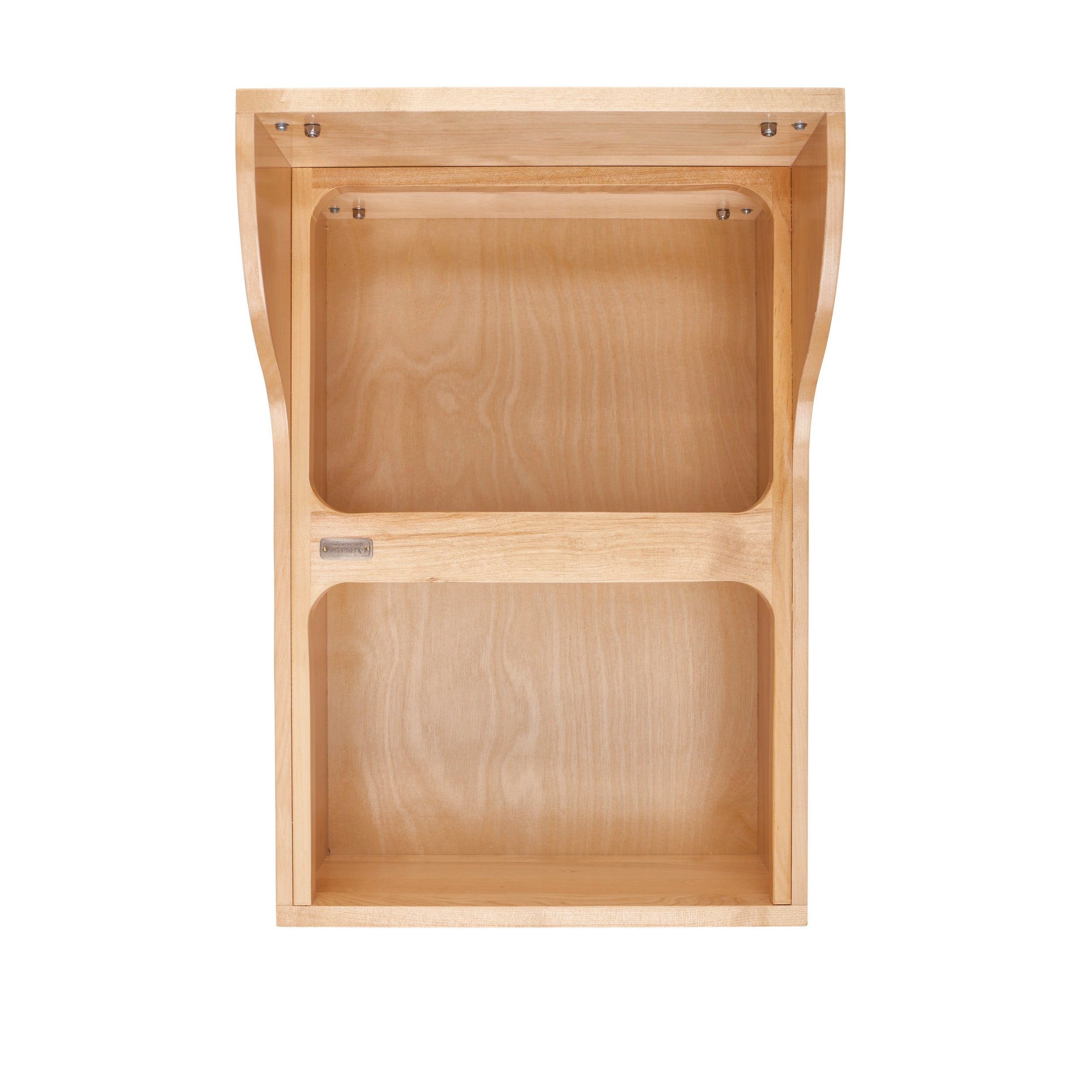 Servo Double 50 Qrt Pull-Out Waste Container Natural  18 in (457 mm) W x 22.5 in (572 mm) D x 24.25 in (616 mm) H