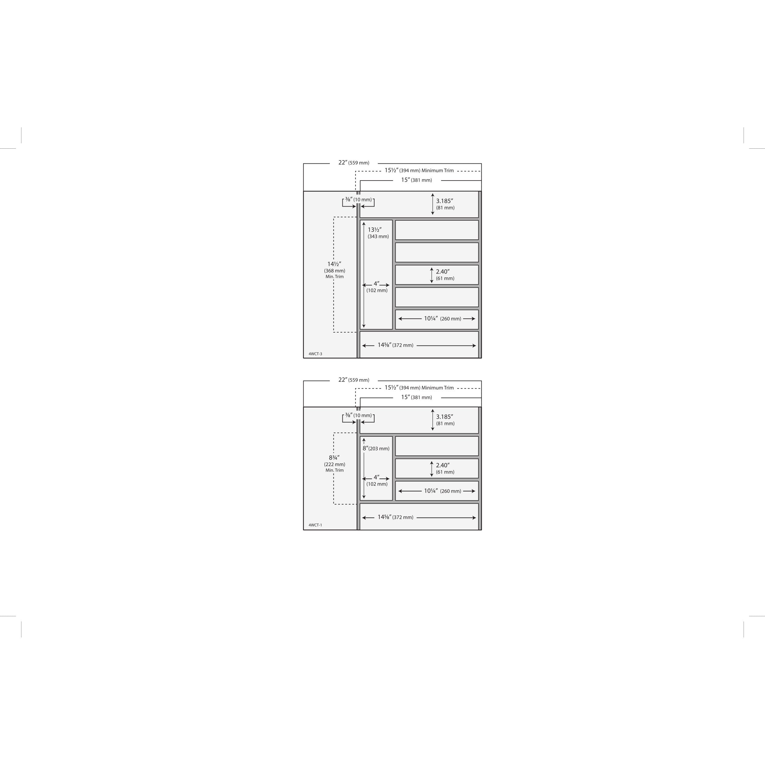 Tall Wood Cutlery Tray Insert Natural  14.63 in (372 mm) W x 22 in (559 mm) D x 2.88 in (73 mm) H