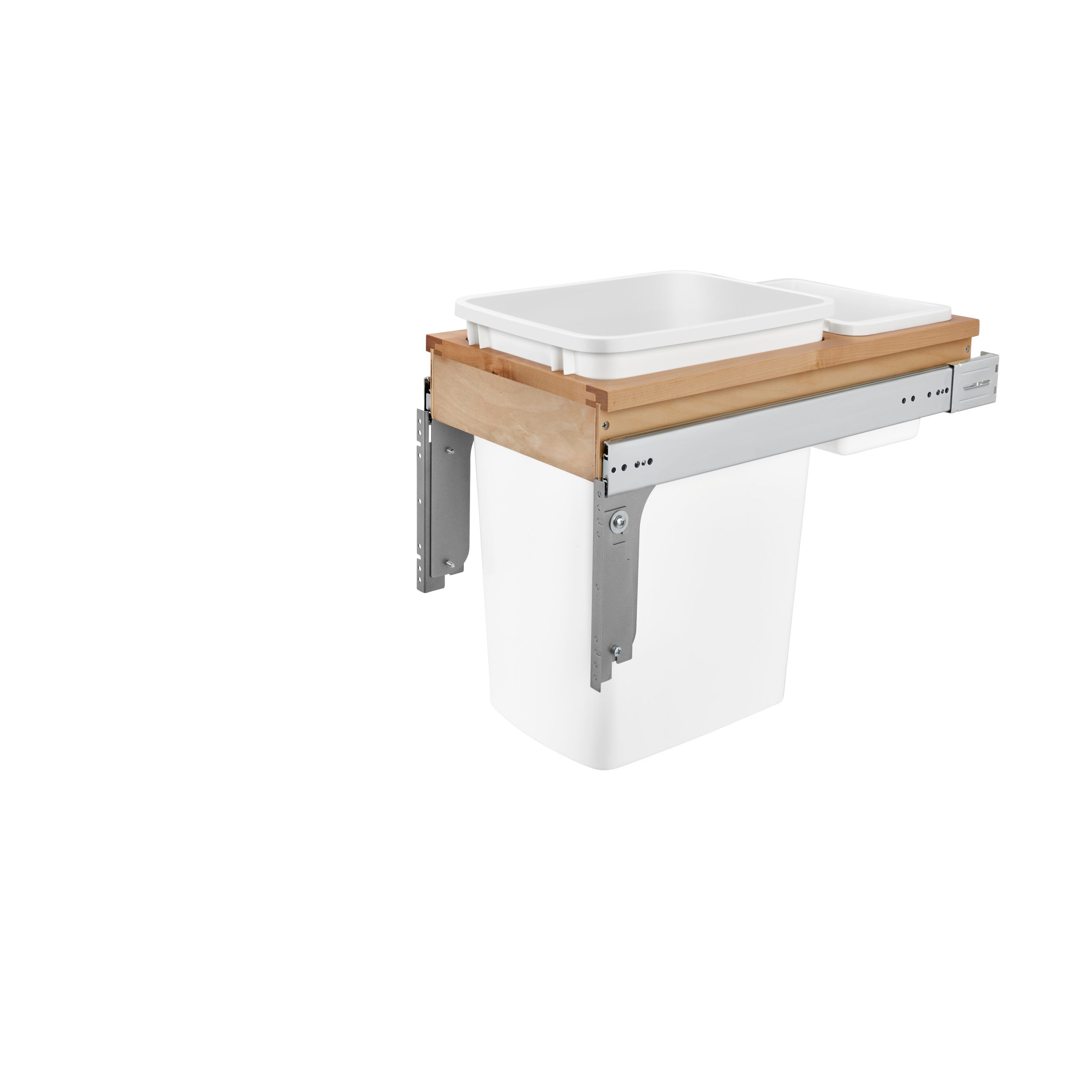 35 Qrt Top mount Waste Container (1-5/8" faceframe) Natural  11.75 in (298 mm) W x 22.75 in (578 mm) D x 17.88 in (454 mm) H