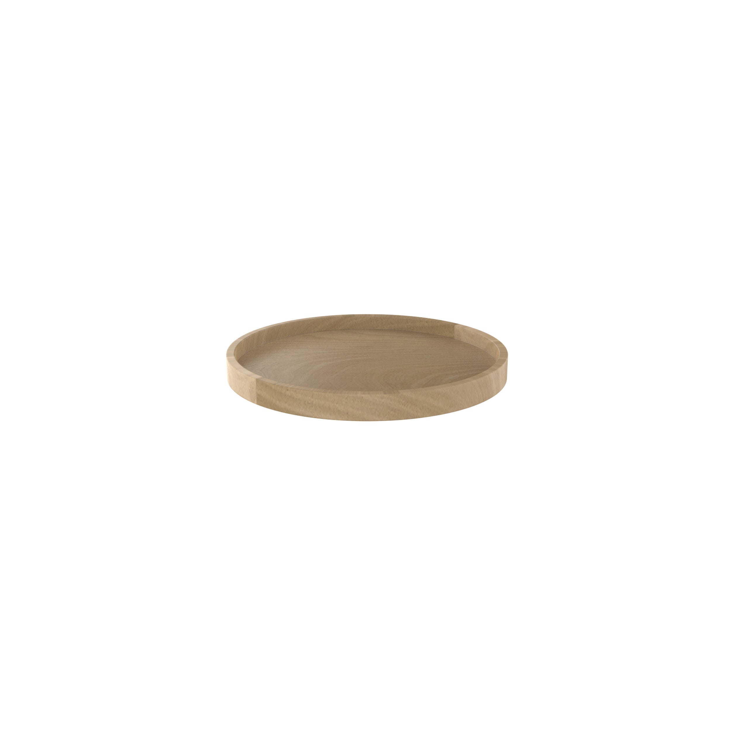 18 in Wood Full Circle Lazy Susan Shelf Only Natural  18 in (457 mm) W x 18 in (457 mm) D x 1.63 in (41 mm) H