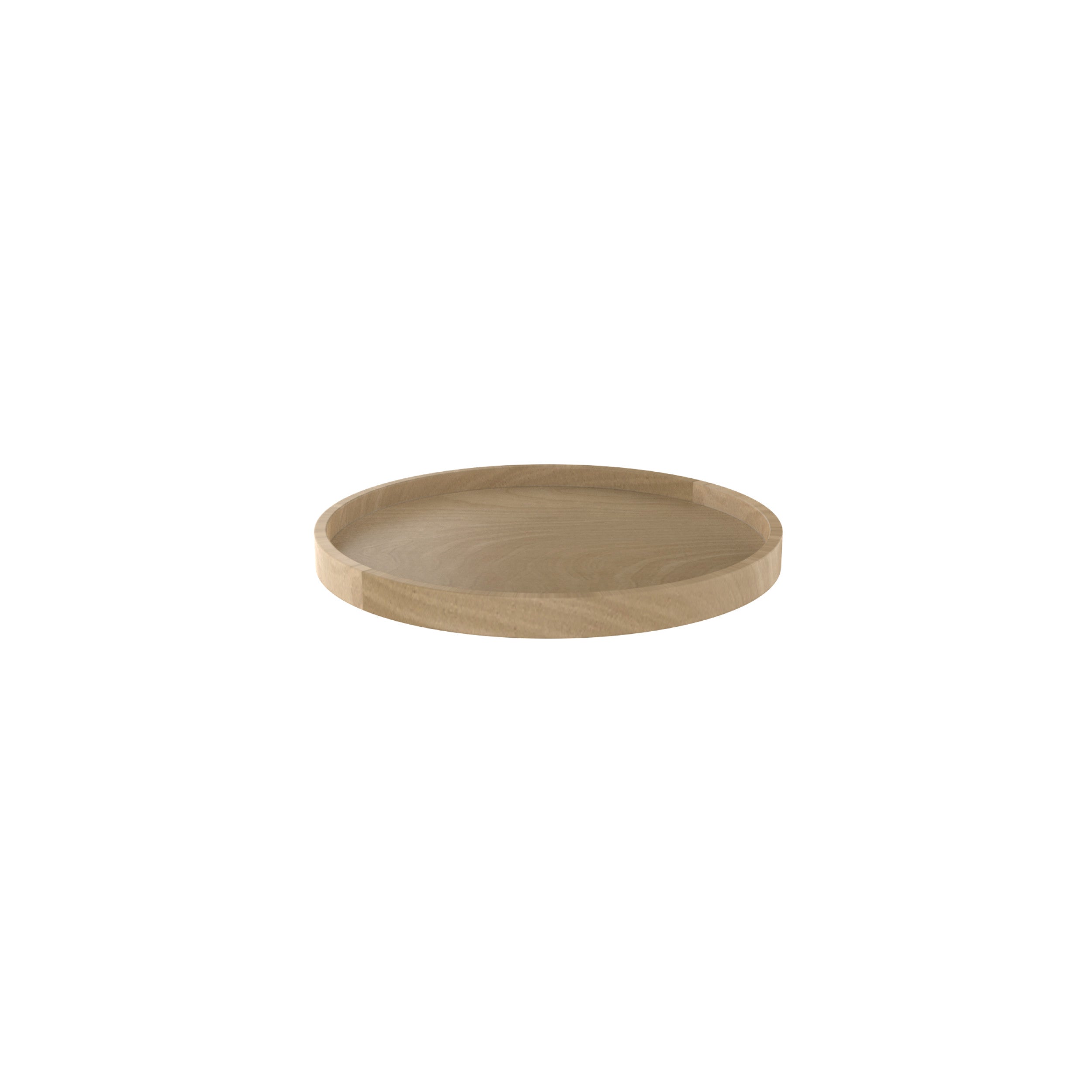 18 in Wood Full Circle Lazy Susan w/Swivel Bearing Natural  18 in (457 mm) W x 18 in (457 mm) D x 2.38 in (60 mm) H