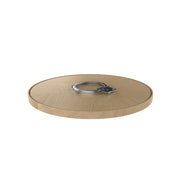 28 in Wood Full Circle Lazy Susan w/Swivel Bearing Natural  28 in (711 mm) W x 28 in (711 mm) D x 2.38 in (60 mm) H