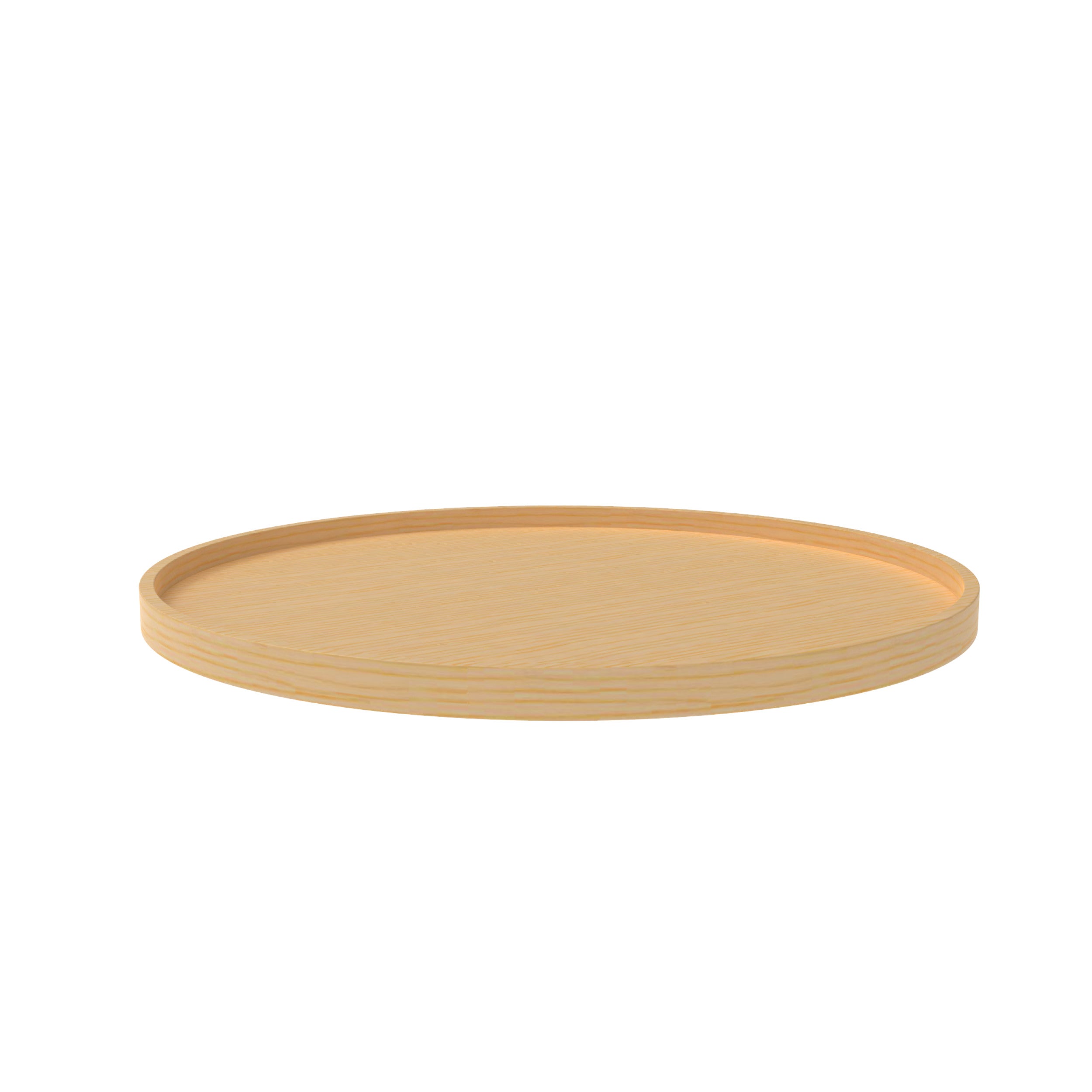 28 in Wood Full Circle Lazy Susan Shelf Only Natural  32 in (813 mm) W x 32 in (813 mm) D x 1.63 in (41 mm) H