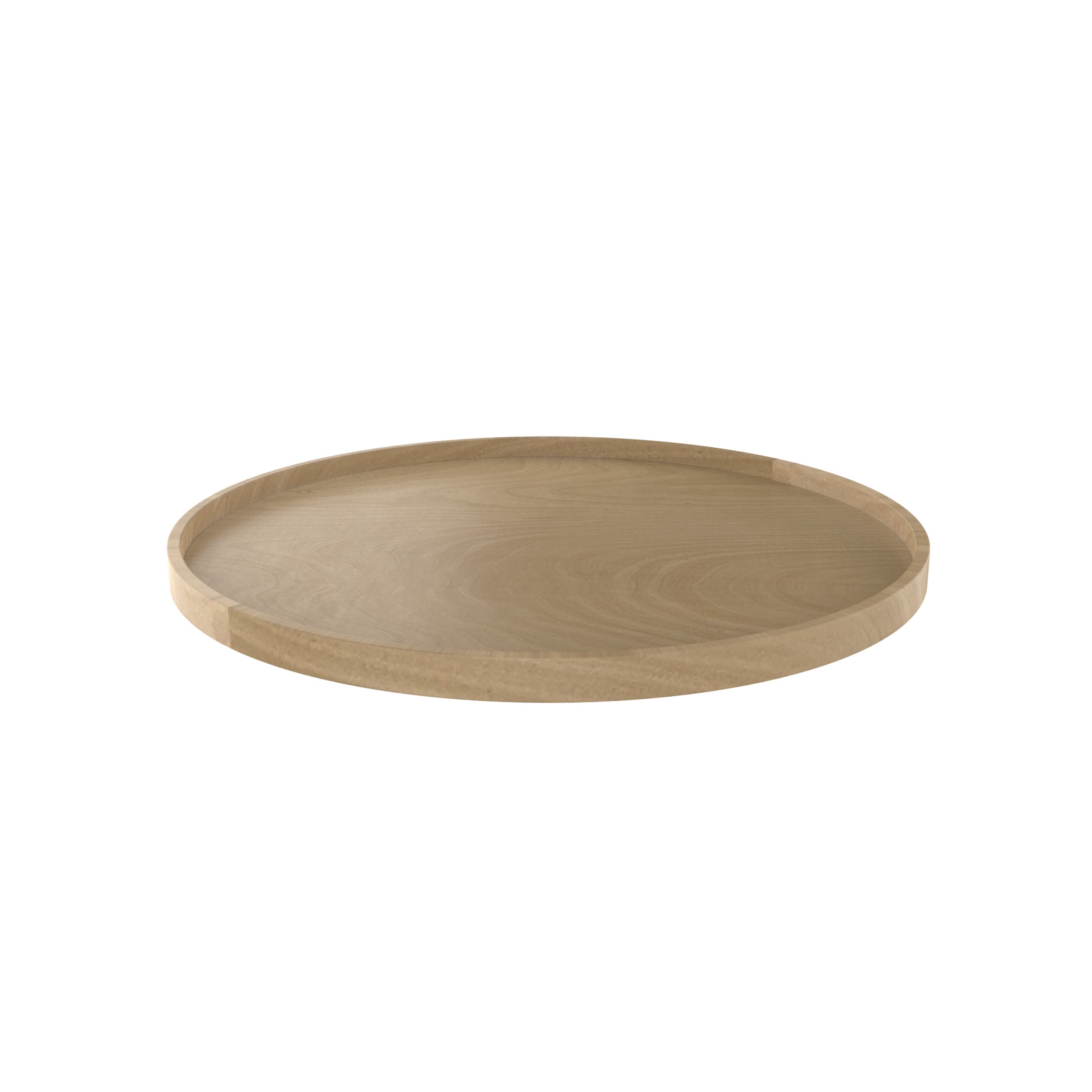 32 in Wood Full Circle Lazy Susan w/Swivel Bearing Natural  32 in (813 mm) W x 32 in (813 mm) D x 2.38 in (60 mm) H