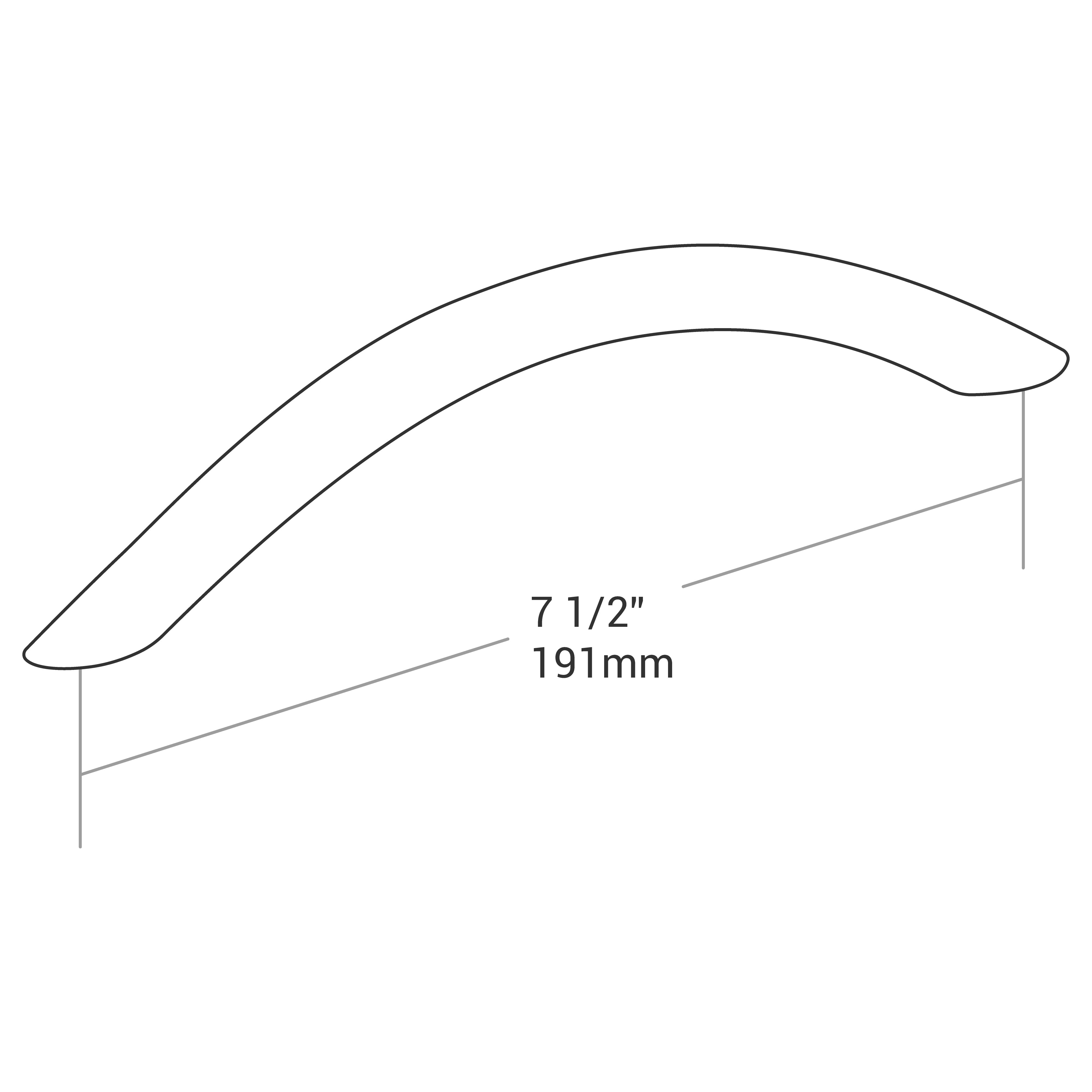 Handle Bar 5000 series Brush Nickel 7-1/2"