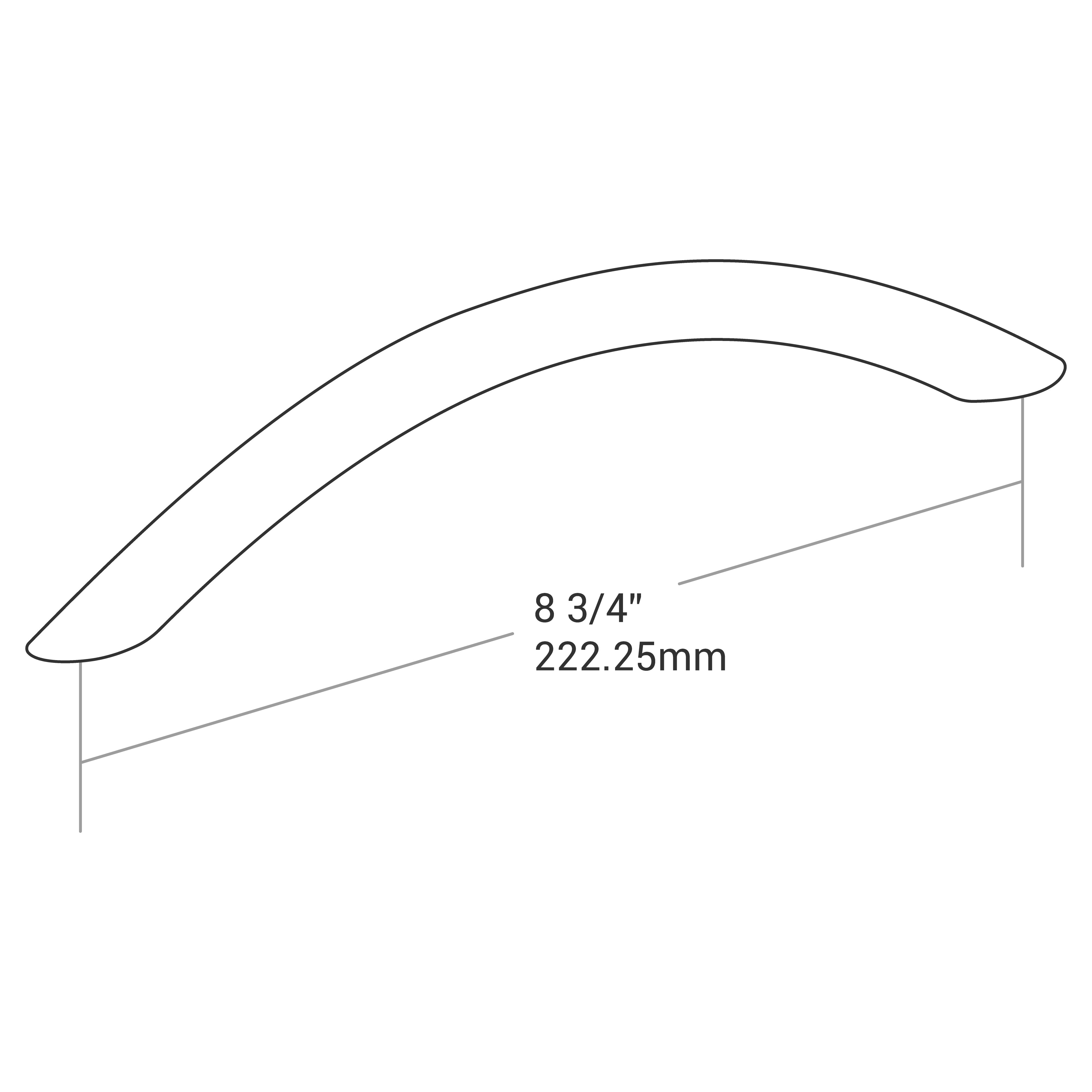 Handle Bar 5000 series Brush Nickel 8-3/4"