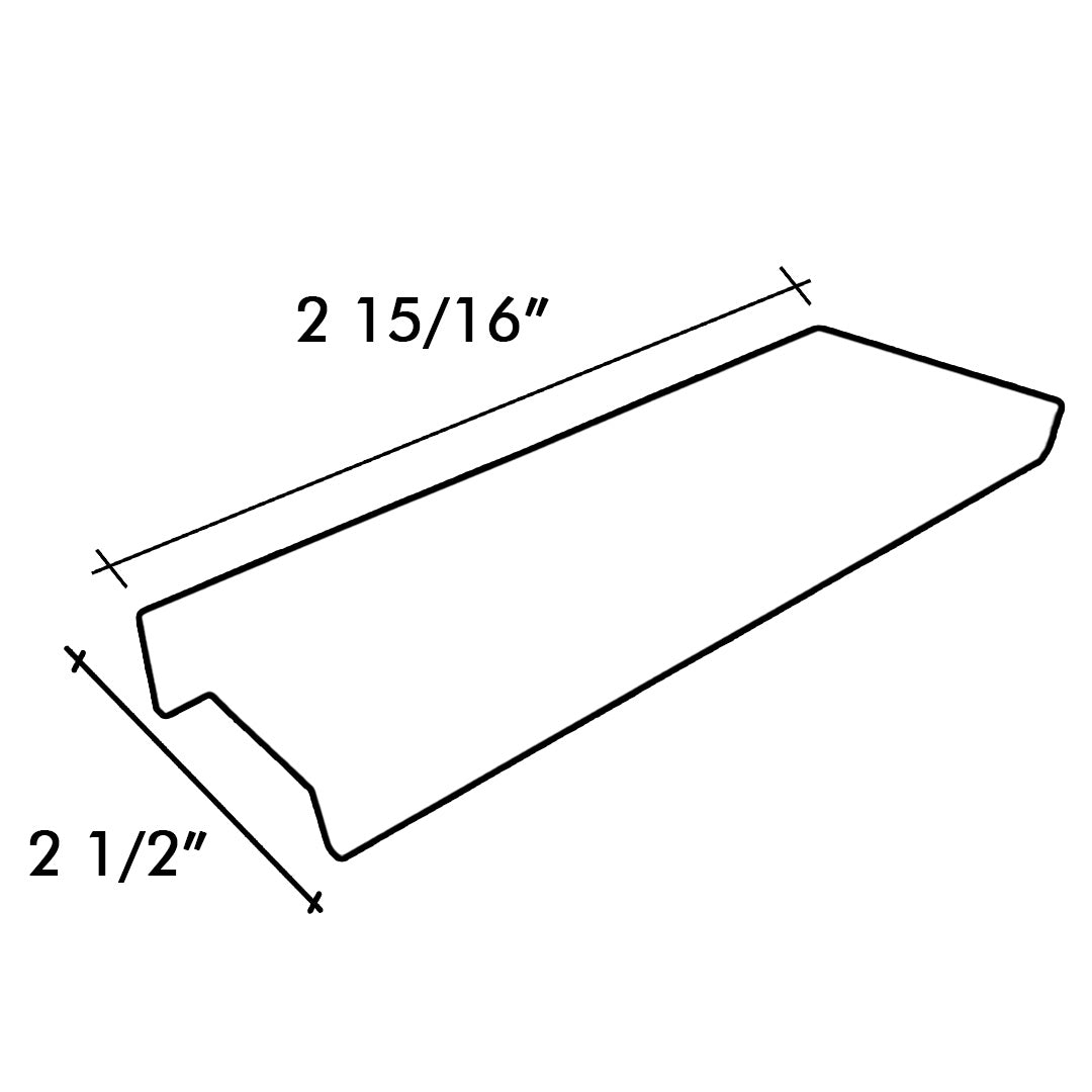 HANDLE FINGER TIP O/A 75MM SATIN BRASS