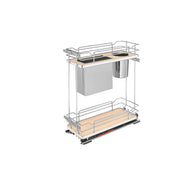 Two-Tier Knife Organizer with Blum Soft-Close Natural  8.75 in (222 mm) W x 21.69 in (551 mm) D x 24 in (610 mm) H