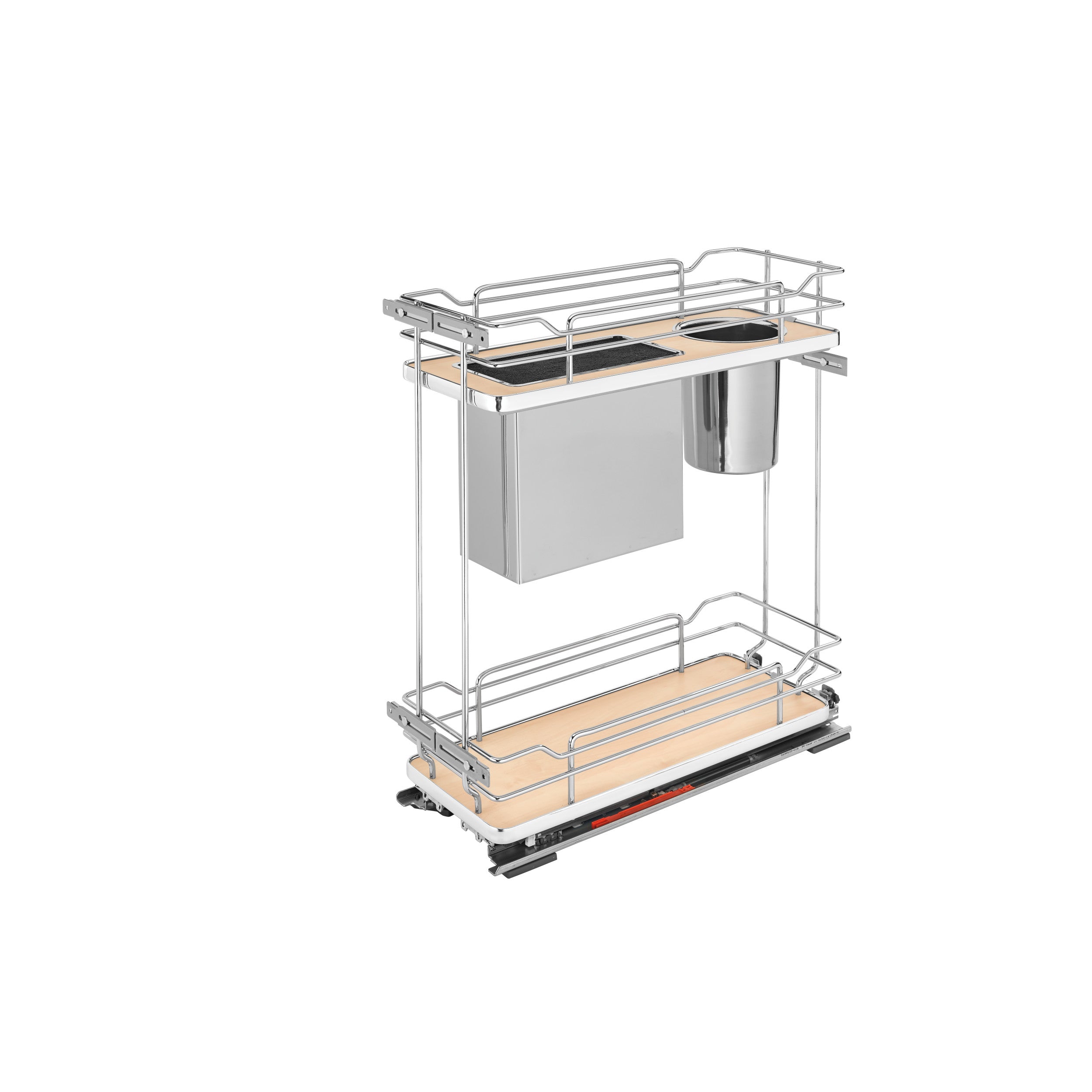 Two-Tier Knife Organizer with Blum Soft-Close Natural  8.75 in (222 mm) W x 21.69 in (551 mm) D x 24 in (610 mm) H