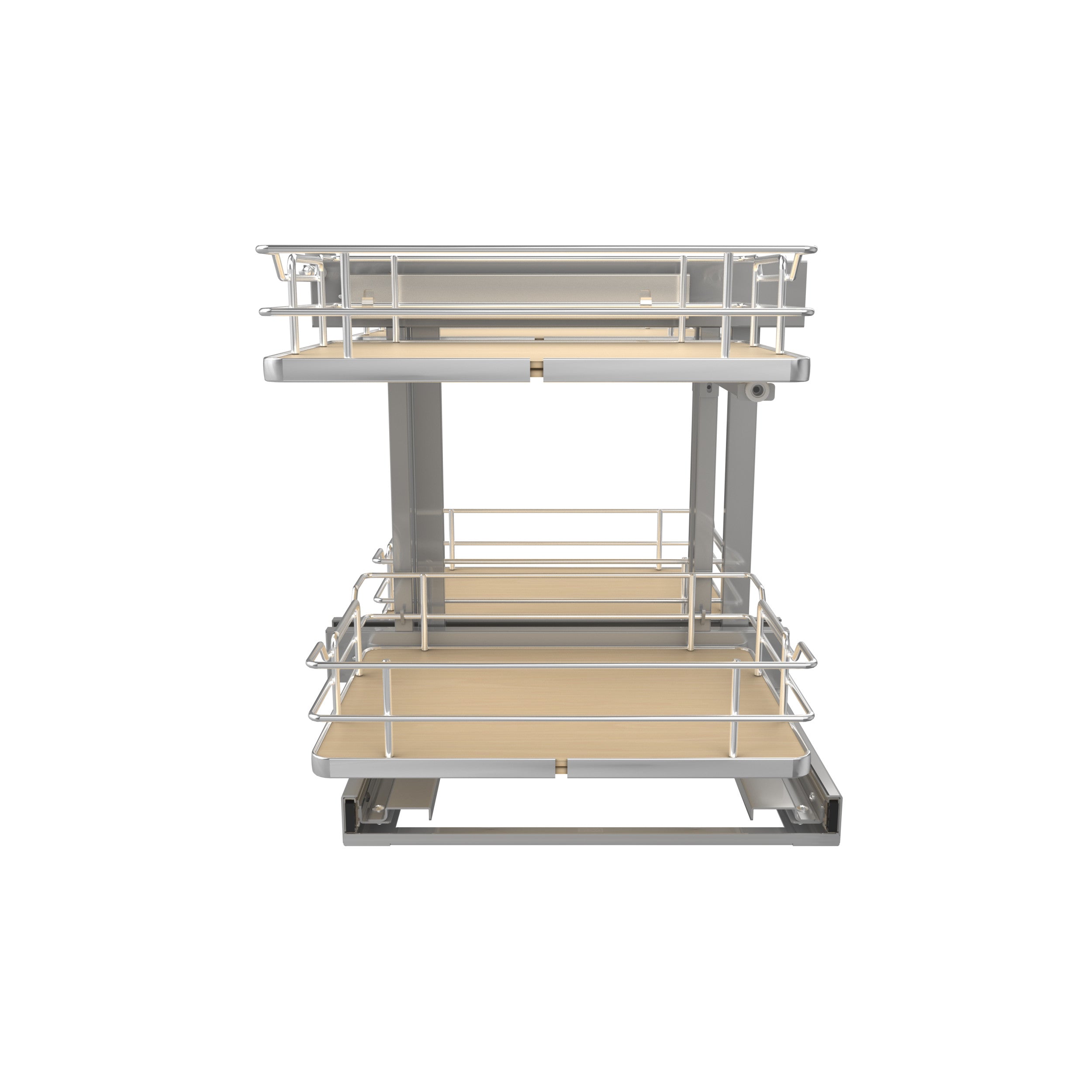 15 in Maple Blind Corner Organizer Soft-Close Natural  26.25 in (667 mm) W x 20.25 in (514 mm) D x 21 in (533 mm) H