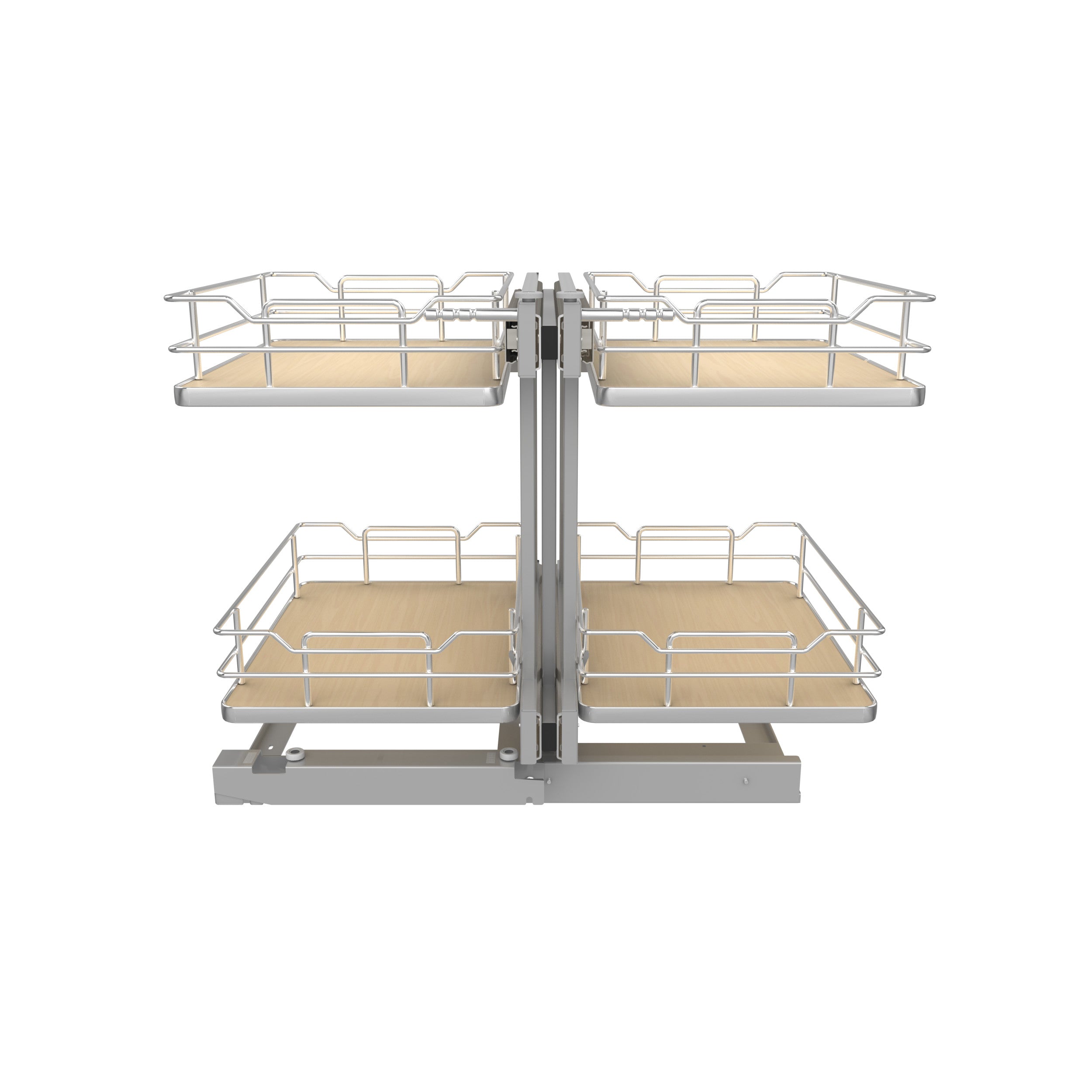 15 in Maple Blind Corner Organizer Soft-Close Natural  26.25 in (667 mm) W x 20.25 in (514 mm) D x 21 in (533 mm) H