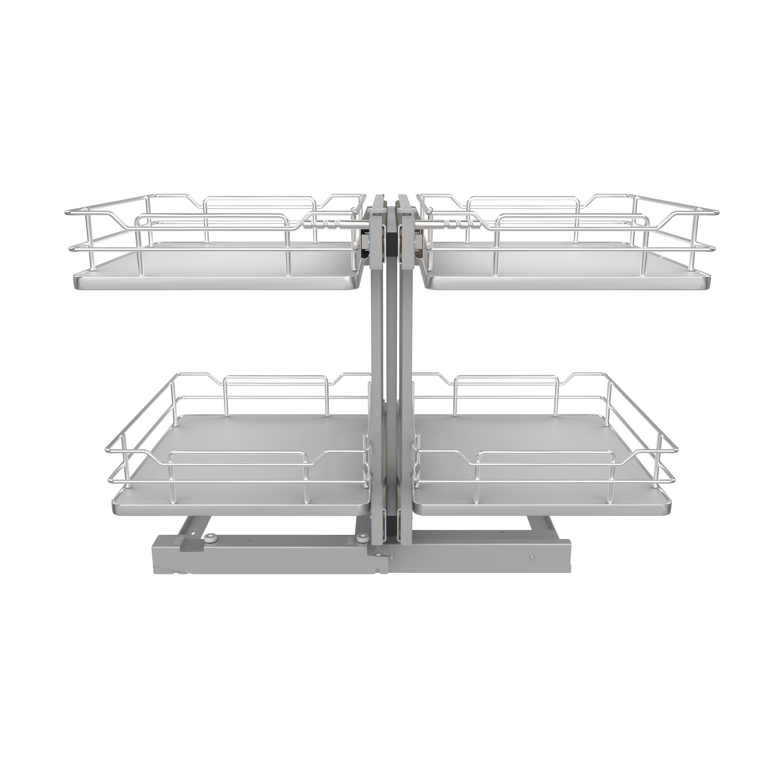 18 in Gray Blind Corner Organizer Soft-Close Gray  32.25 in (819 mm) W x 20.25 in (514 mm) D x 21 in (533 mm) H